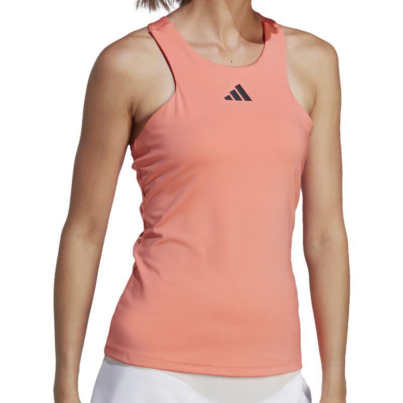 Adidas Womens Tennis YTank Coral