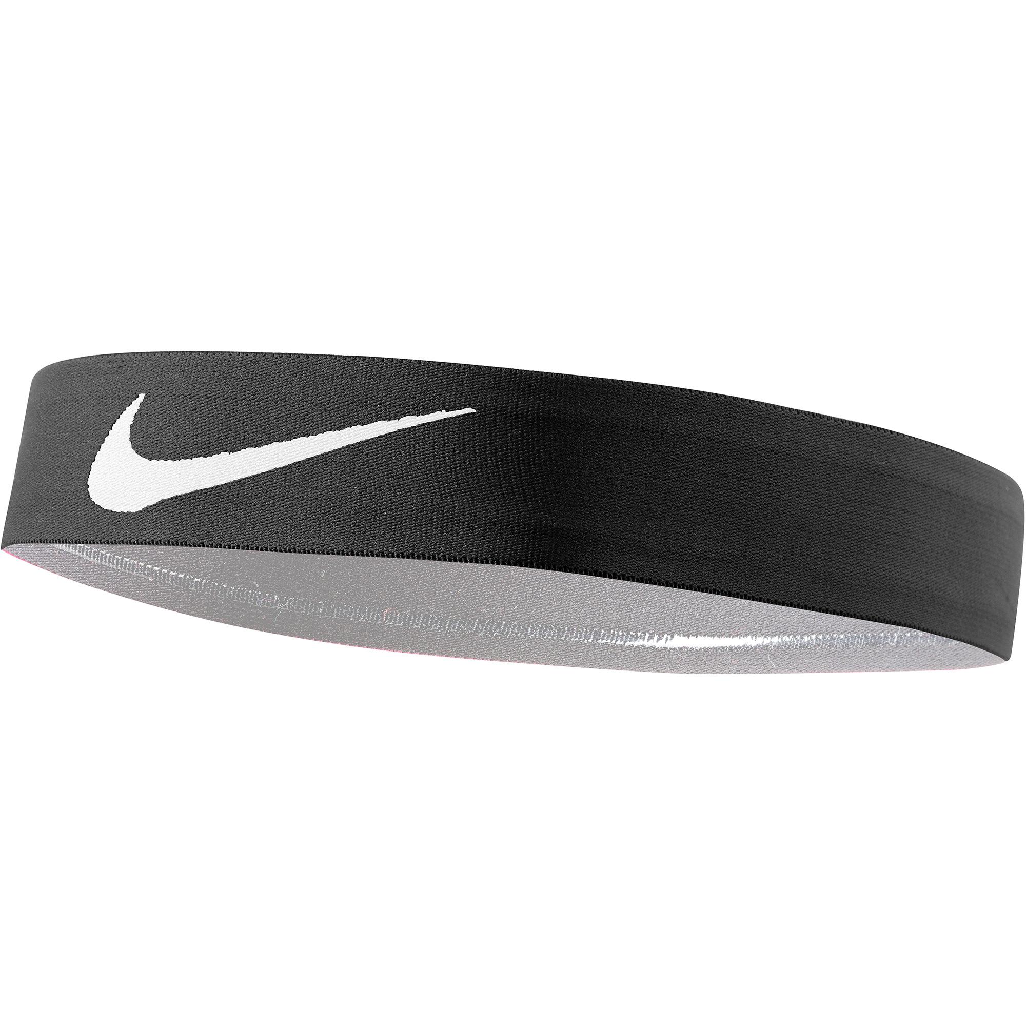 nike swoosh headband black