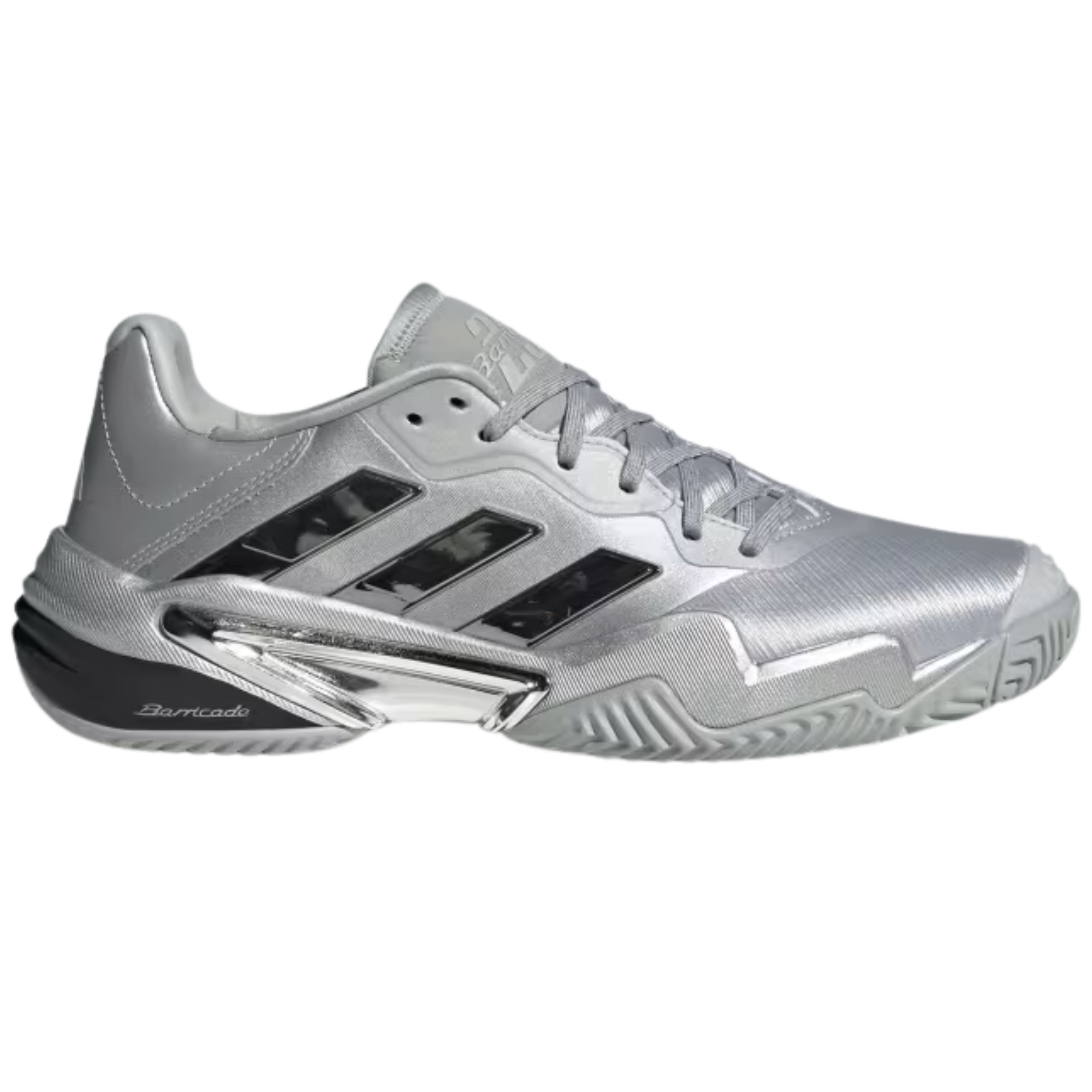 Adidas Mens Barricade 13 Tennis Shoes Silver Edition Dash Grey