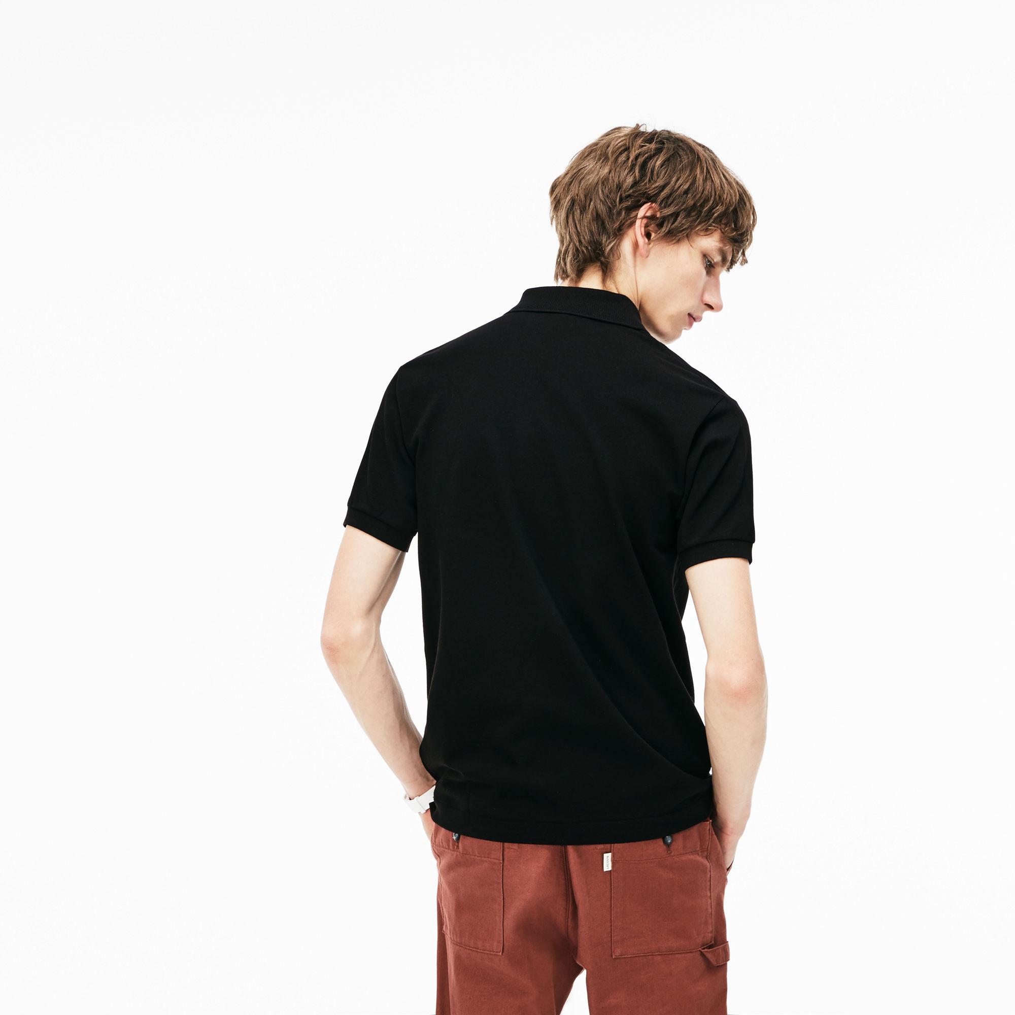 Lacoste Mens Classic Fit Polo - Black - Tennisnuts.com