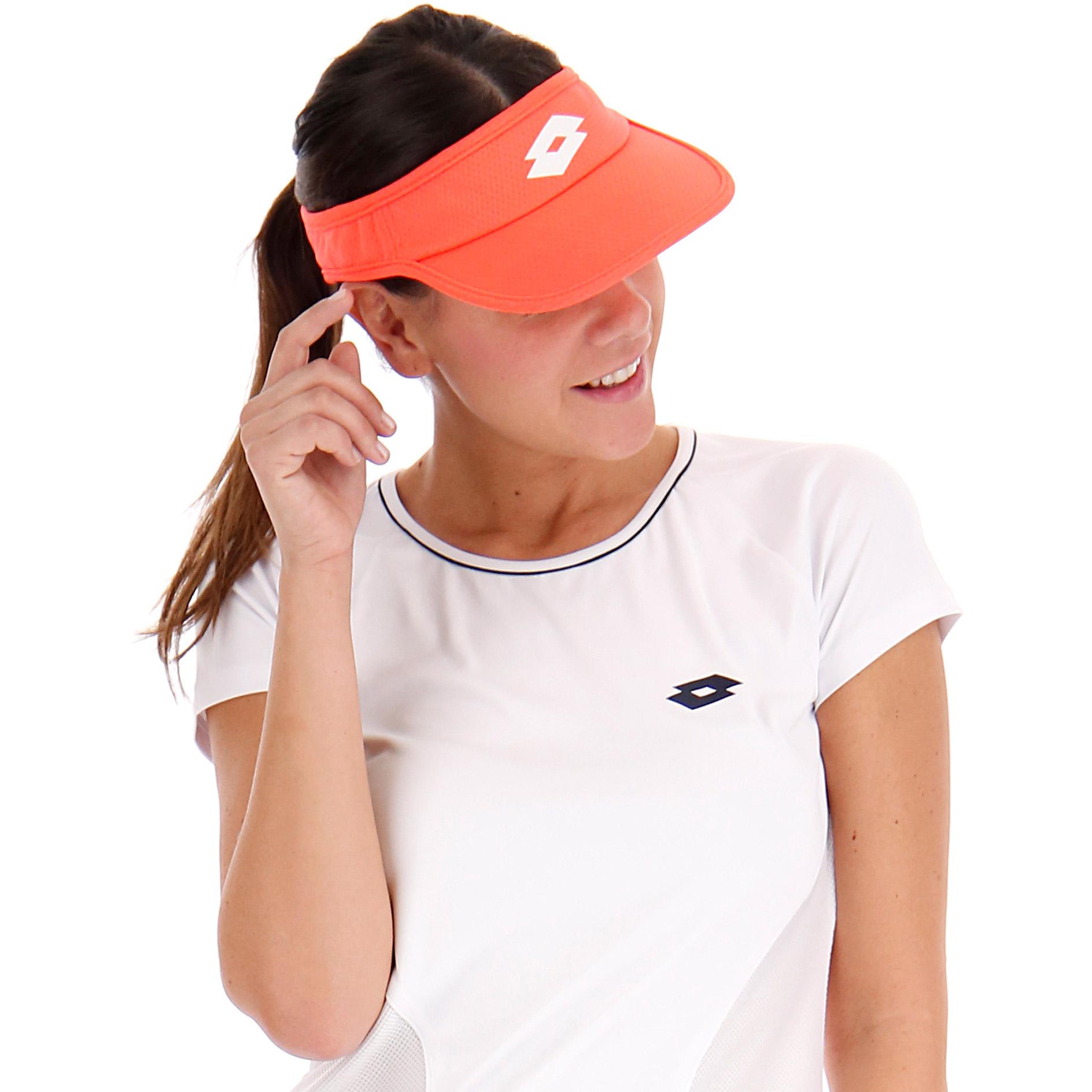 Lotto Tennis Visor Fiery Coral