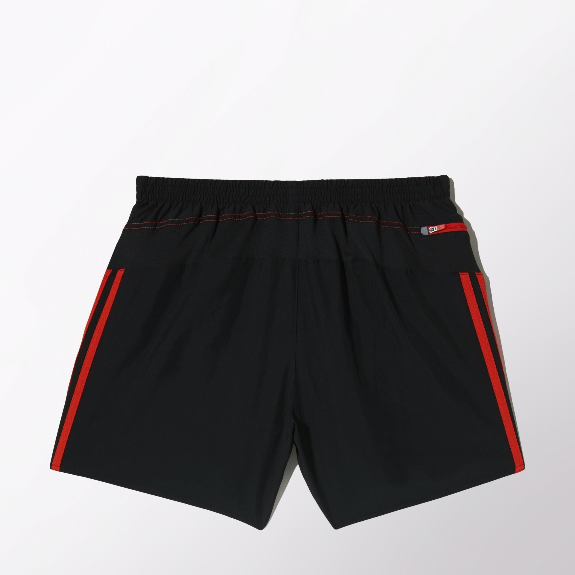 orange adidas biker shorts
