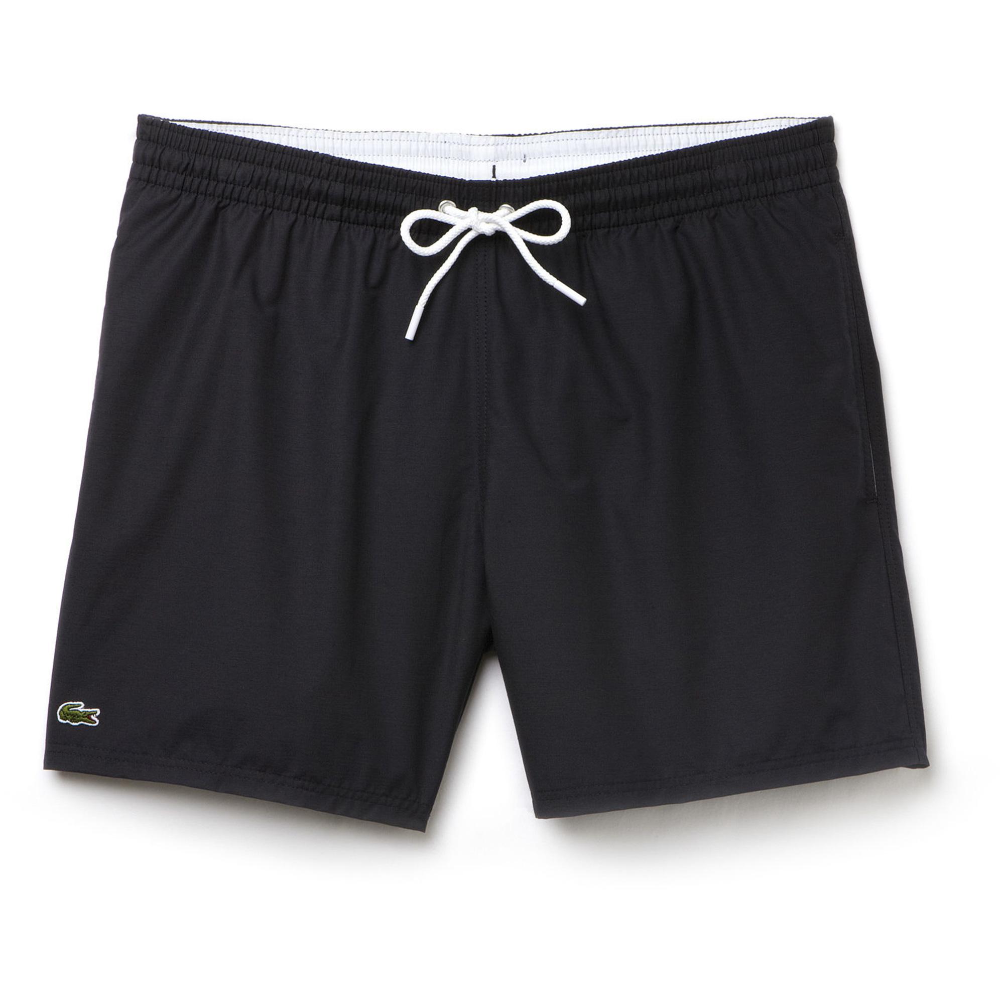 Lacoste Mens Leisure Shorts - Black - Tennisnuts.com
