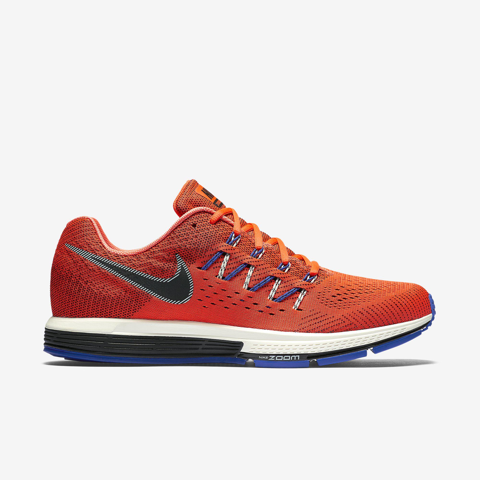 Nike Mens Air Zoom Vomero 10 Running Shoes - Total Crimson/Racer Blue ...