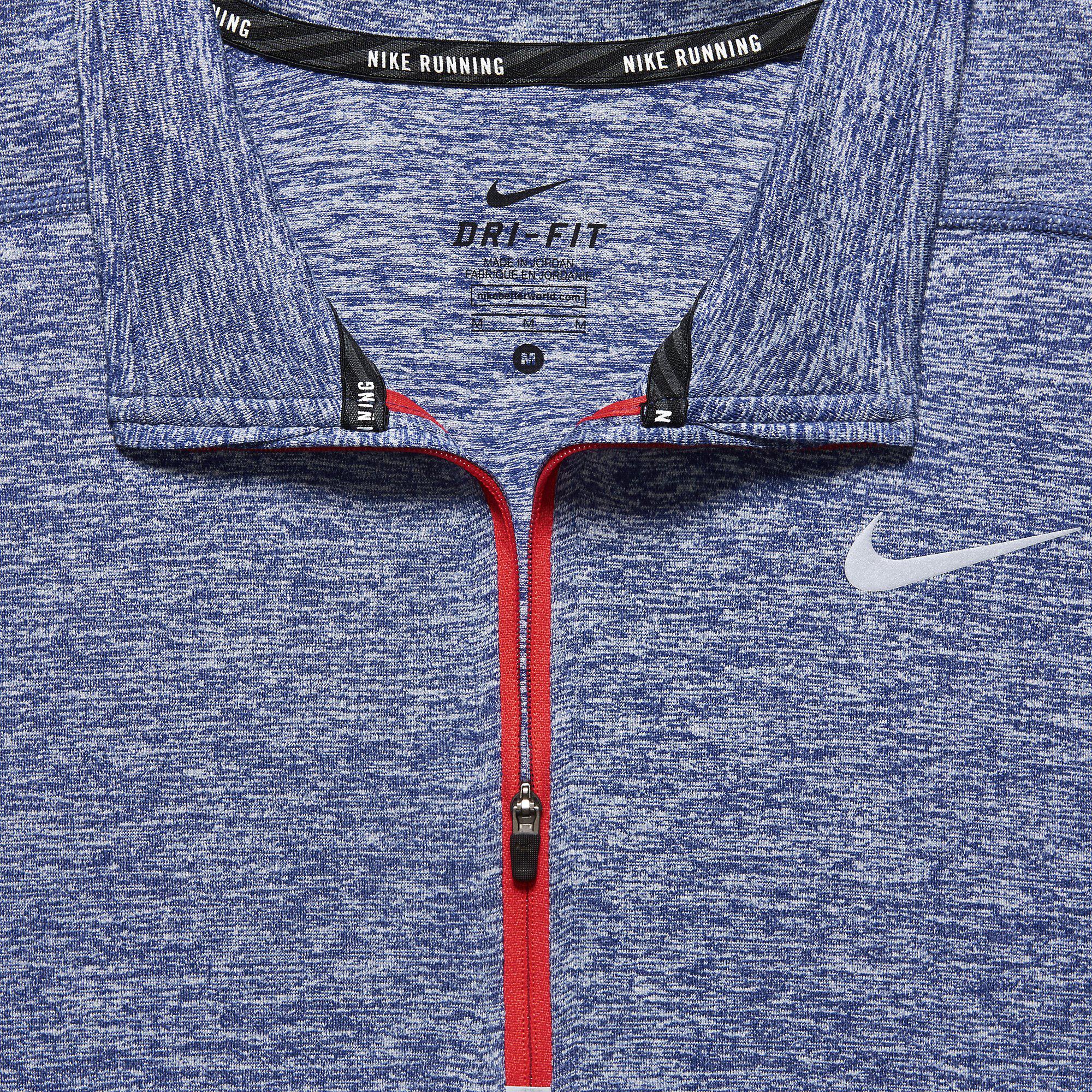 dri fit element half zip