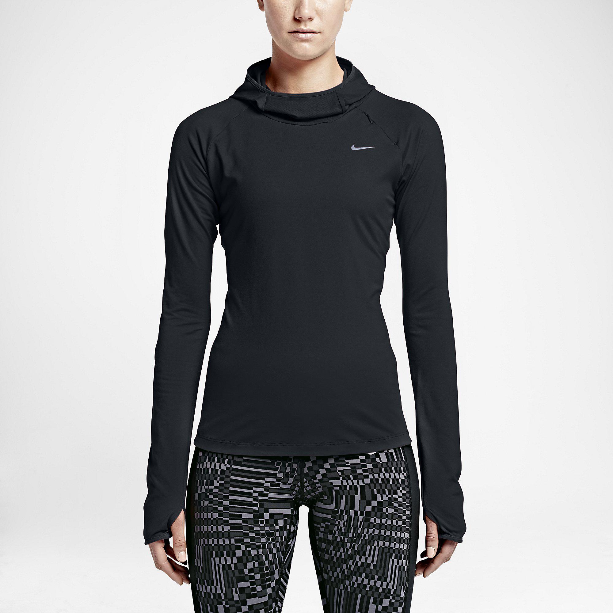 Nike Womens Dry Element Hoodie - Black - comicsahoy.com