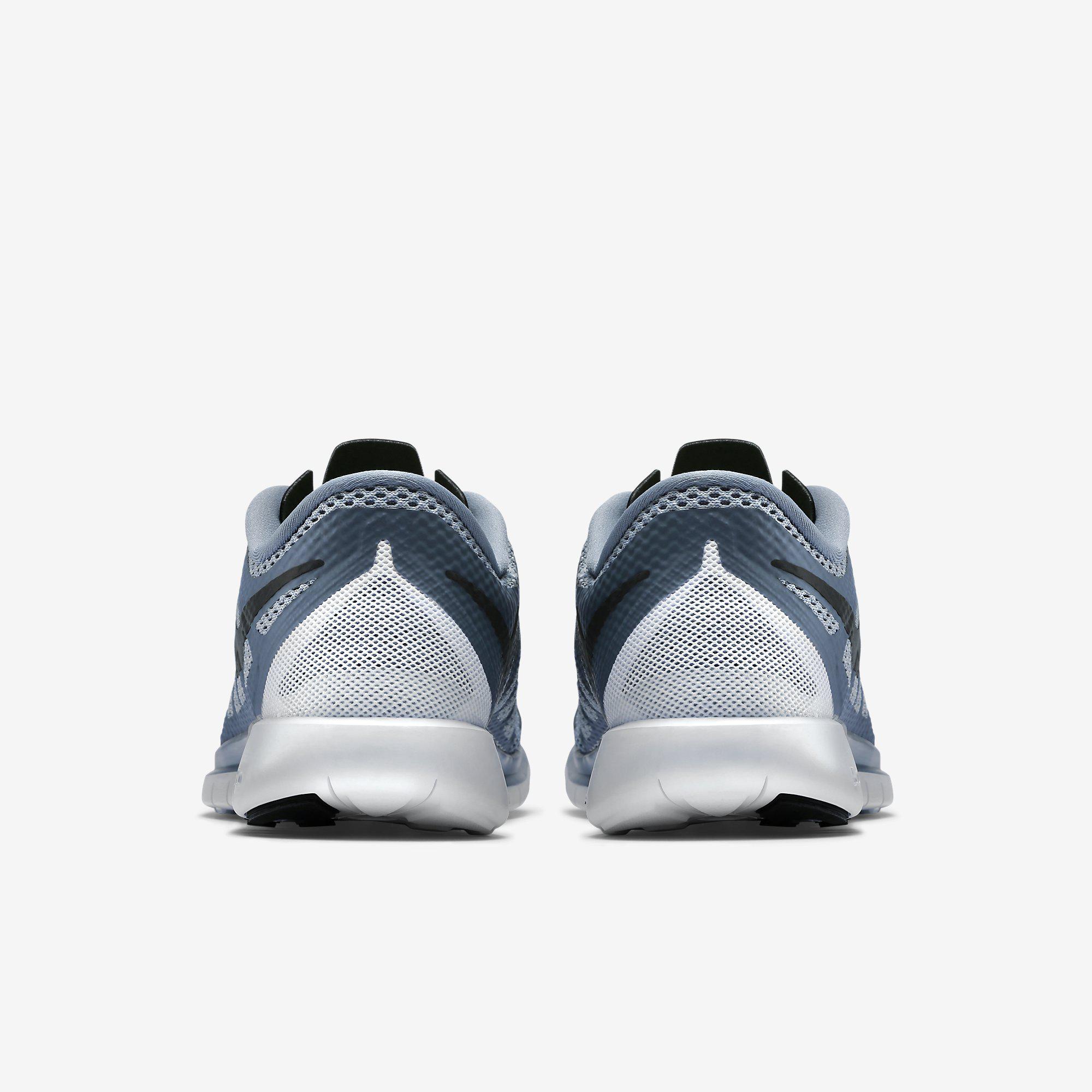 nike free 5.0 blue running shoes