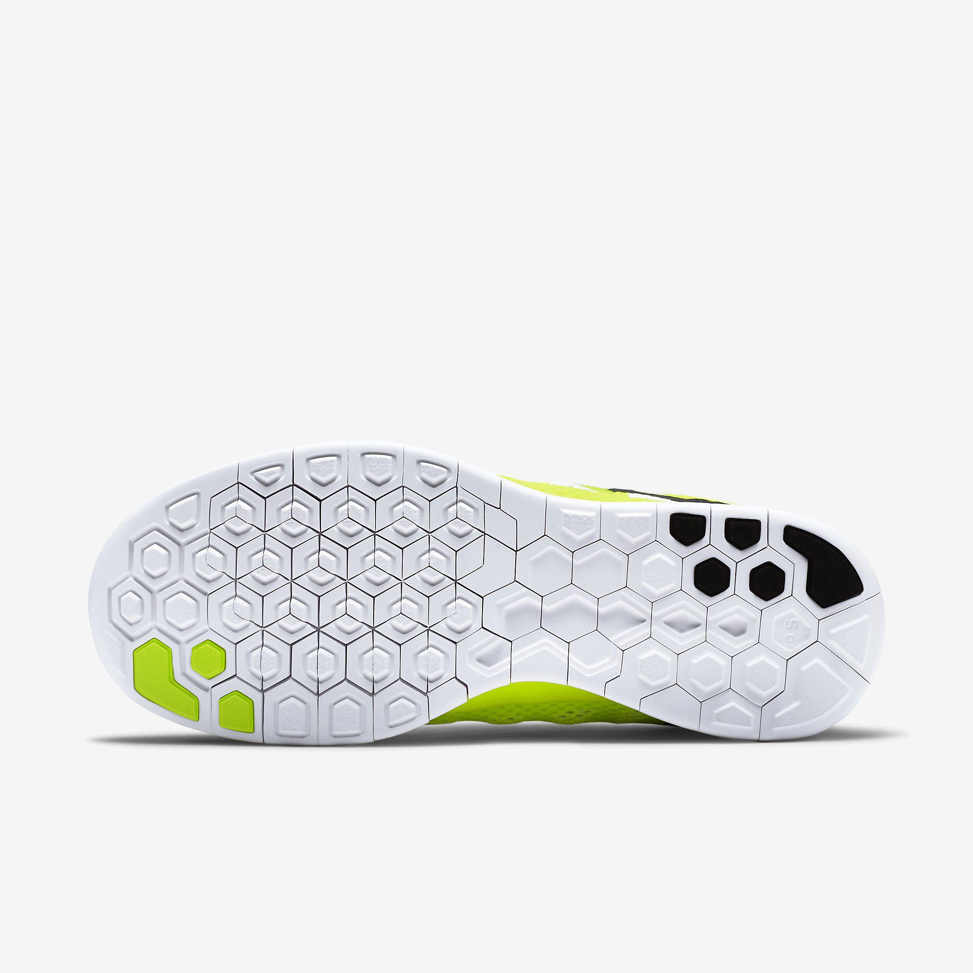 Nike Mens Free 5.0+ Running Shoes - Volt - Tennisnuts.com