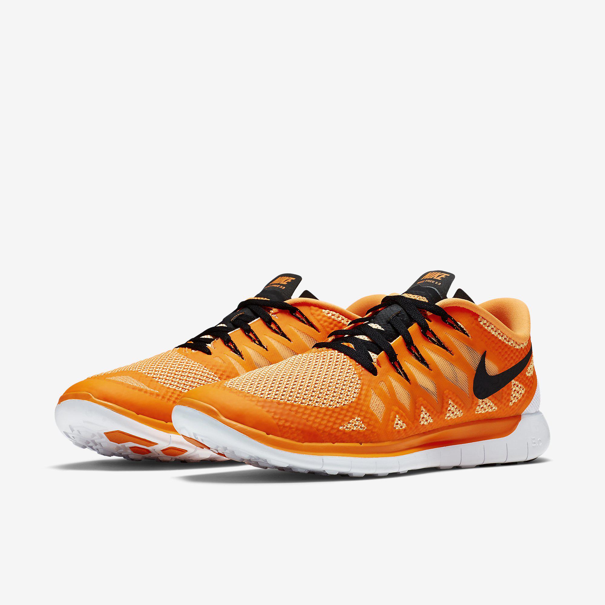 black and orange sneakers nike