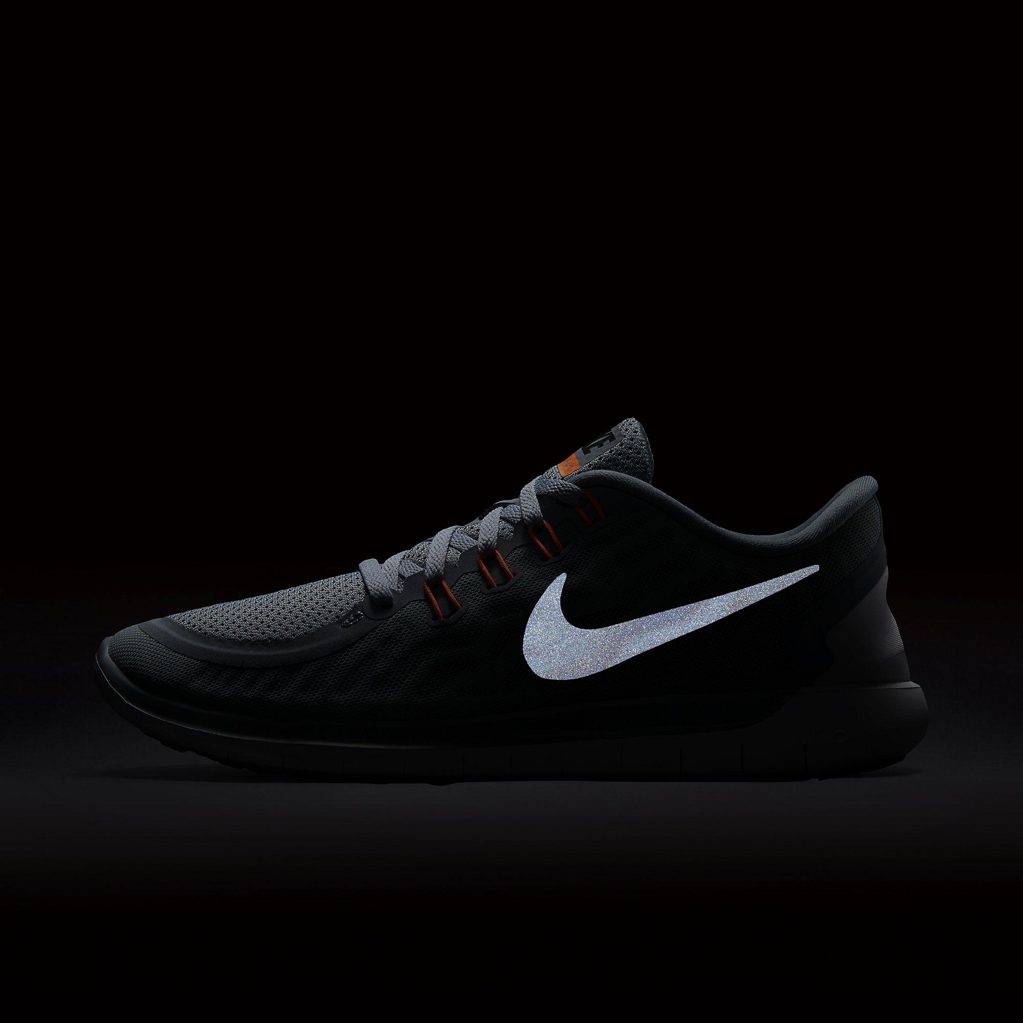 Nike Mens Free 5.0+ Running Shoes - Dove Grey/Black - Tennisnuts.com