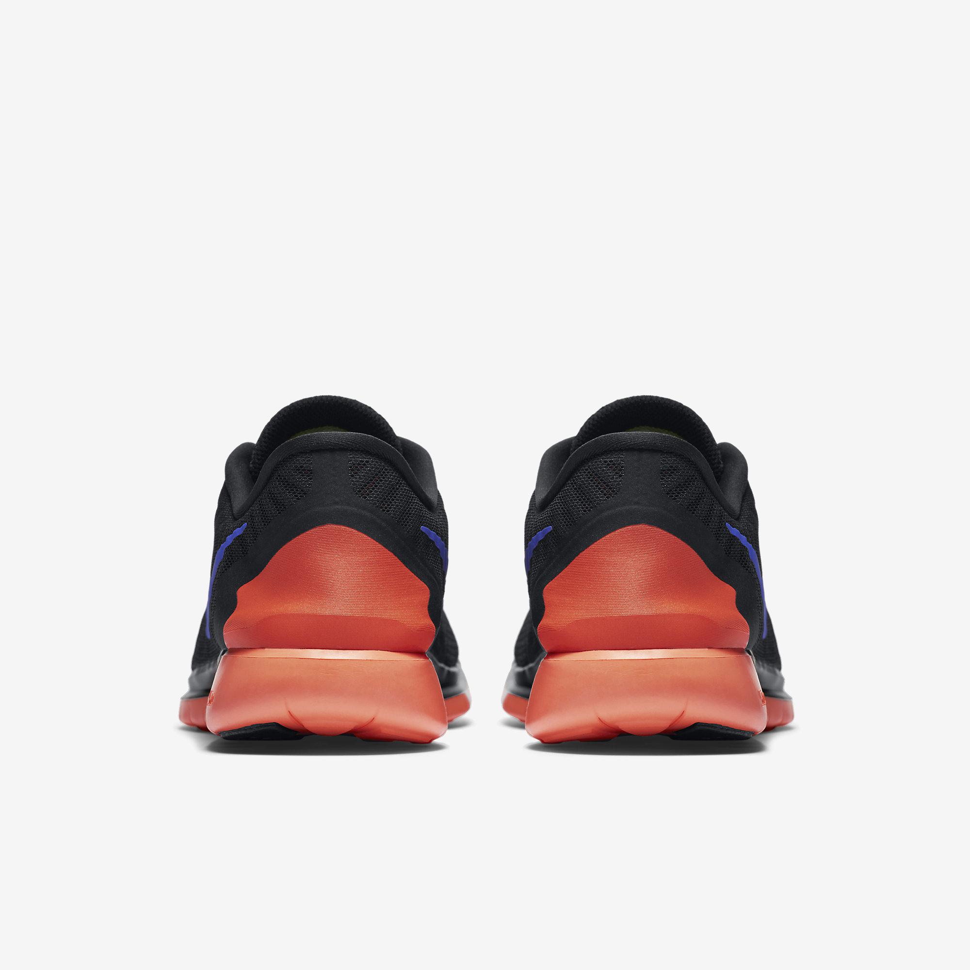 Nike Mens Free 5.0 Running Shoes - Black/Blue/Crimson - Tennisnuts.com