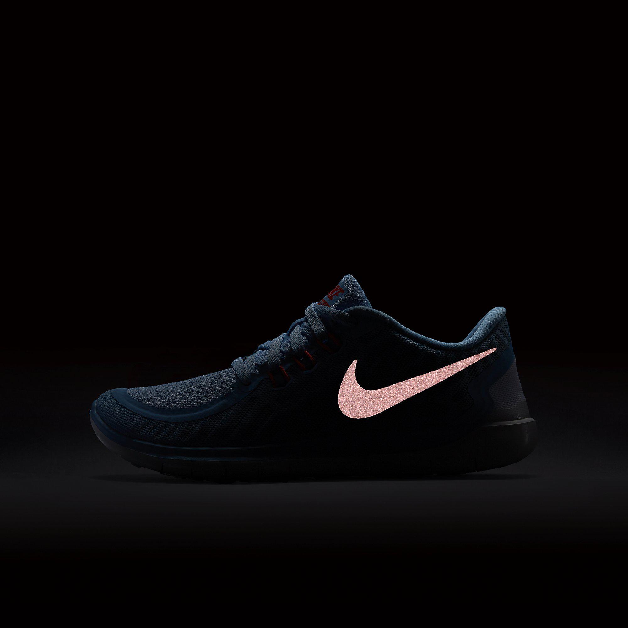 nike girls free 5.0 running shoes