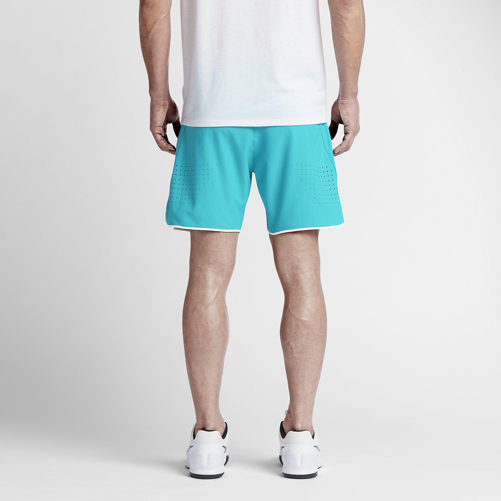 Nike Mens Premier Gladiator 7 Inch Shorts - Omega Blue/White ...