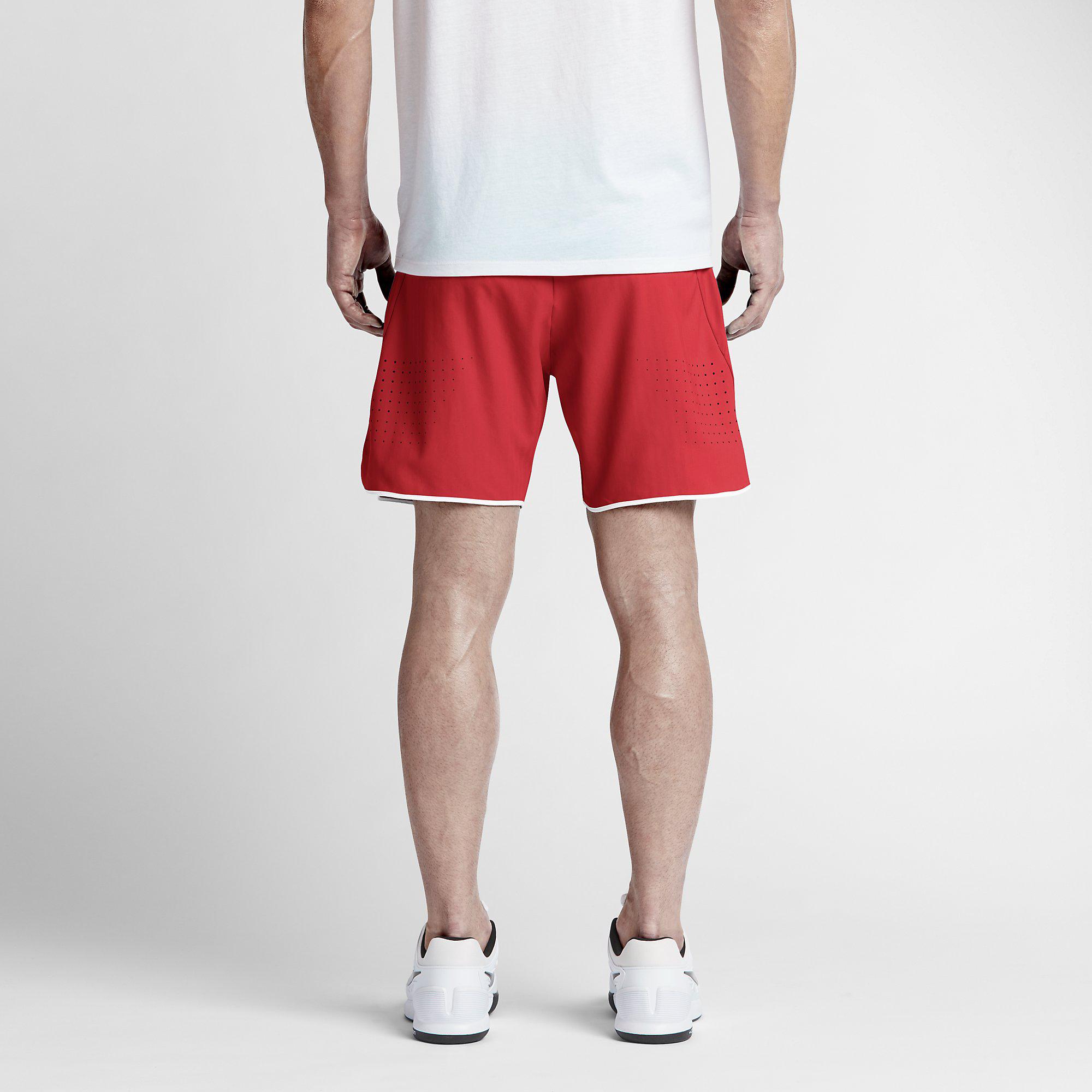 Nike Mens Premier Gladiator 7 Inch Shorts - Light Crimson/White ...