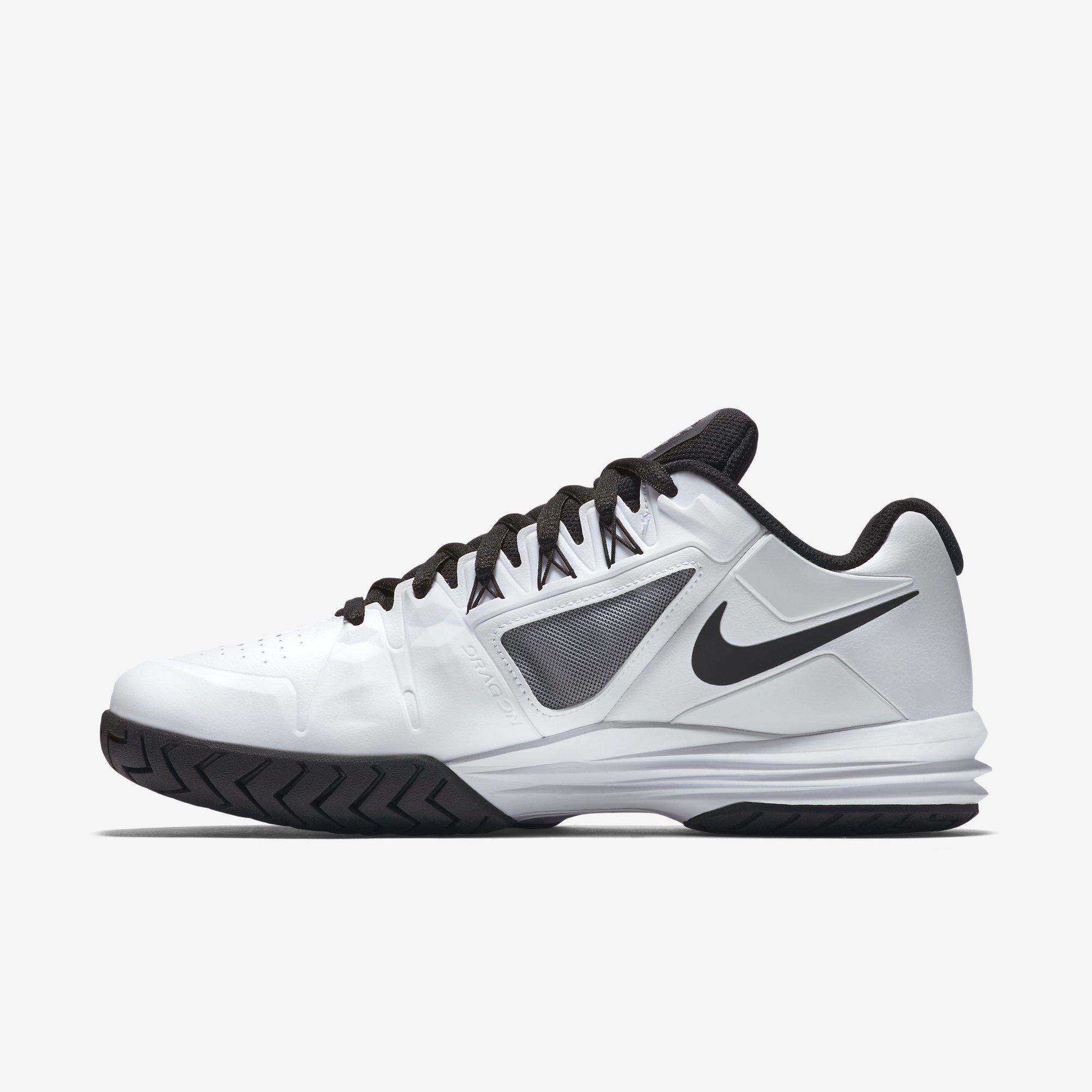Nike Mens Lunar Ballistec 1.5 Tennis Shoes - White/Black - Tennisnuts.com