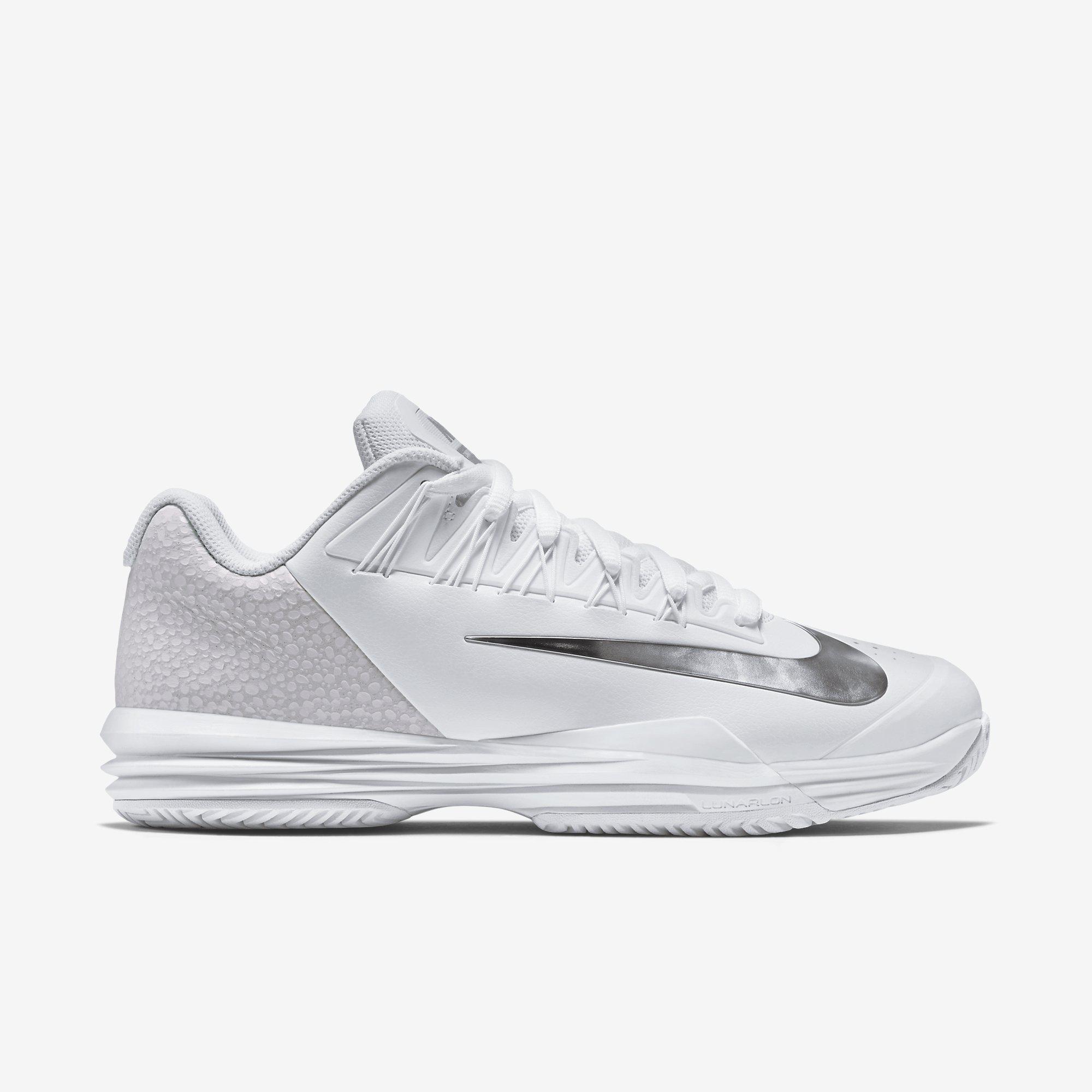 Nike Mens Lunar Ballistec 1.5 Safari Tennis Shoes - White [Limited