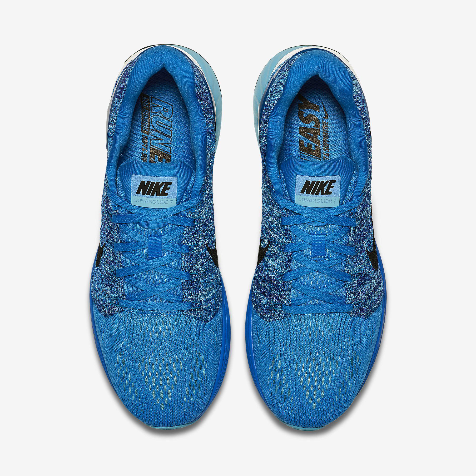blue nike runners