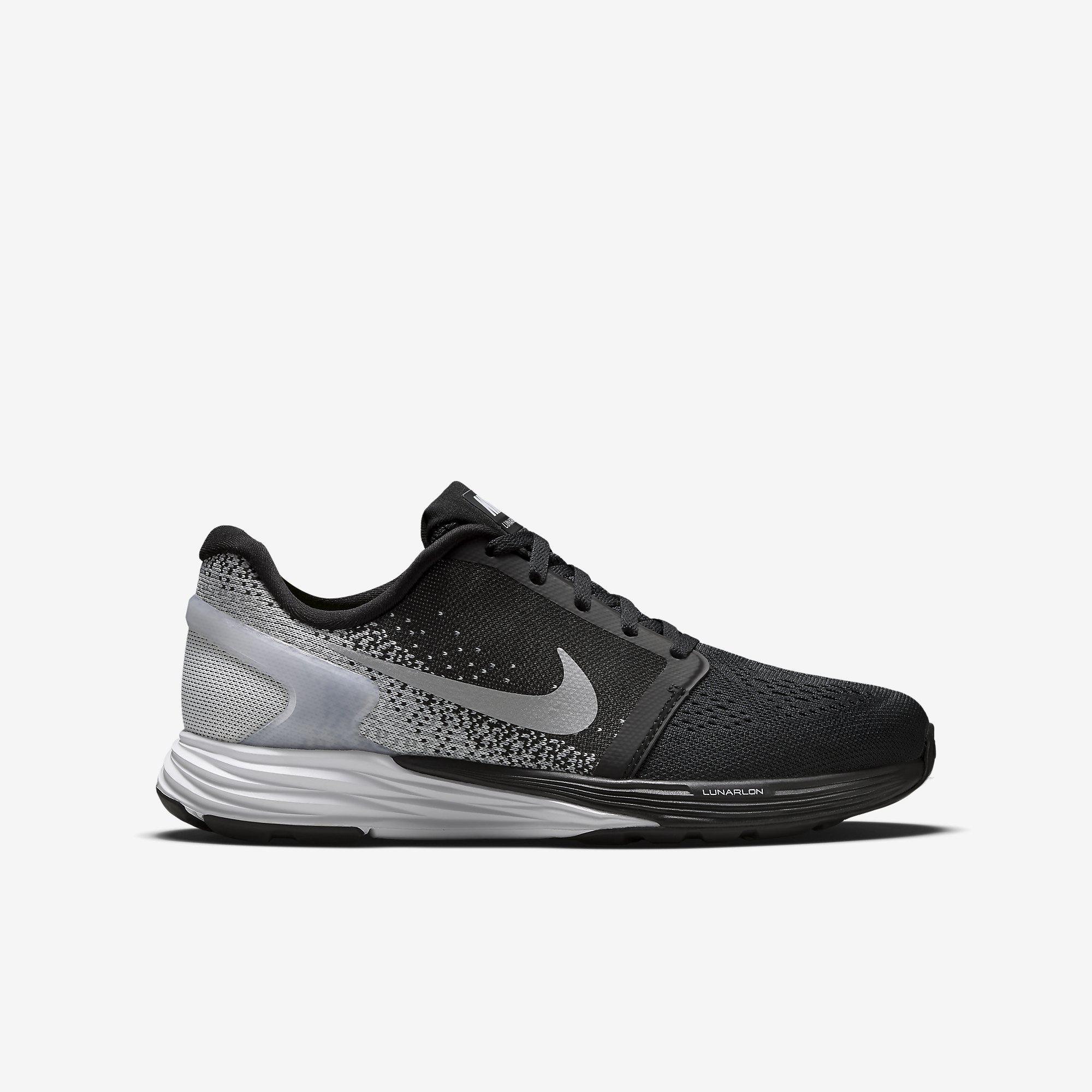 Nike Boys LunarGlide 7 - Black/Grey - Tennisnuts.com
