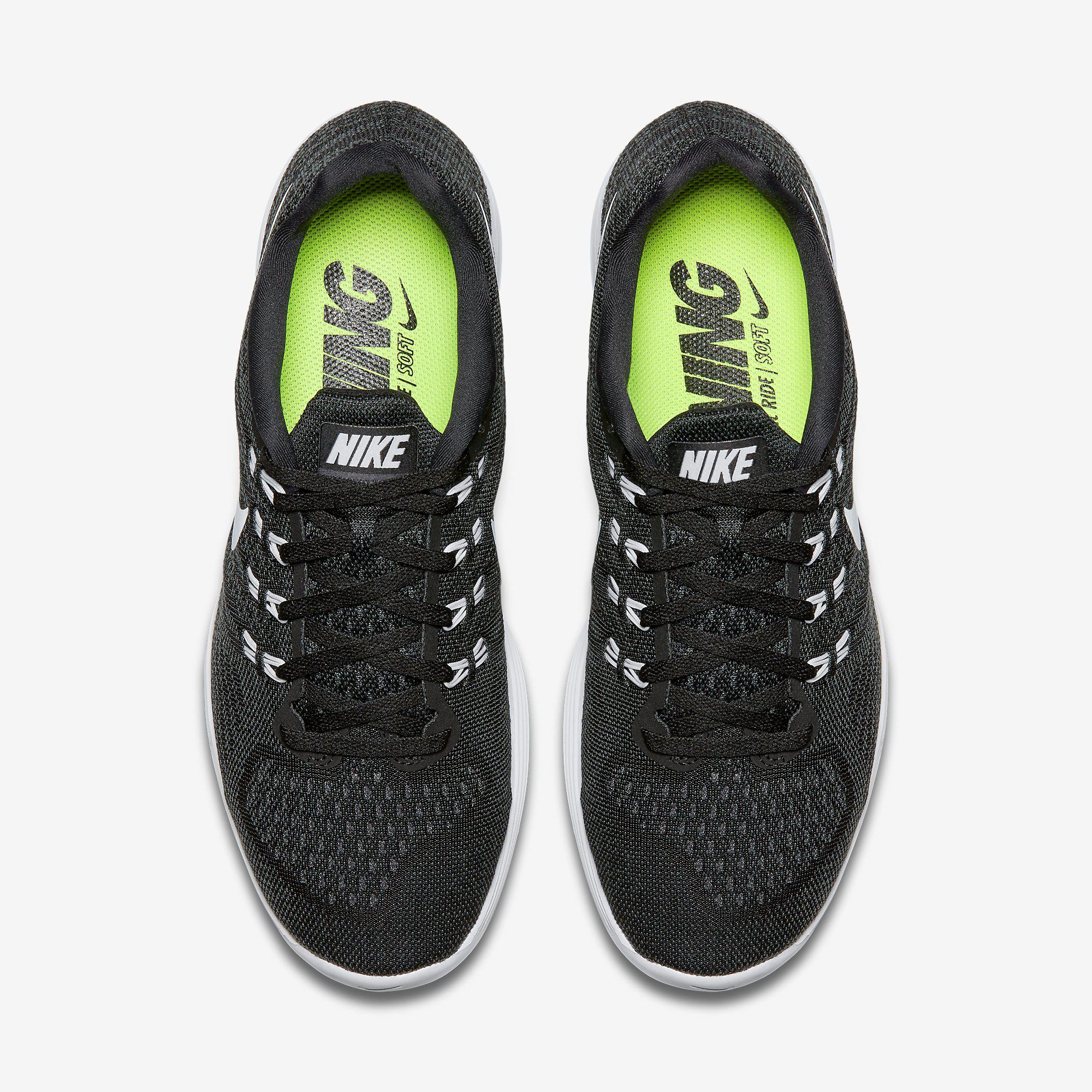 Nike Mens LunarTempo 2 Running Shoes - Black/White - Tennisnuts.com