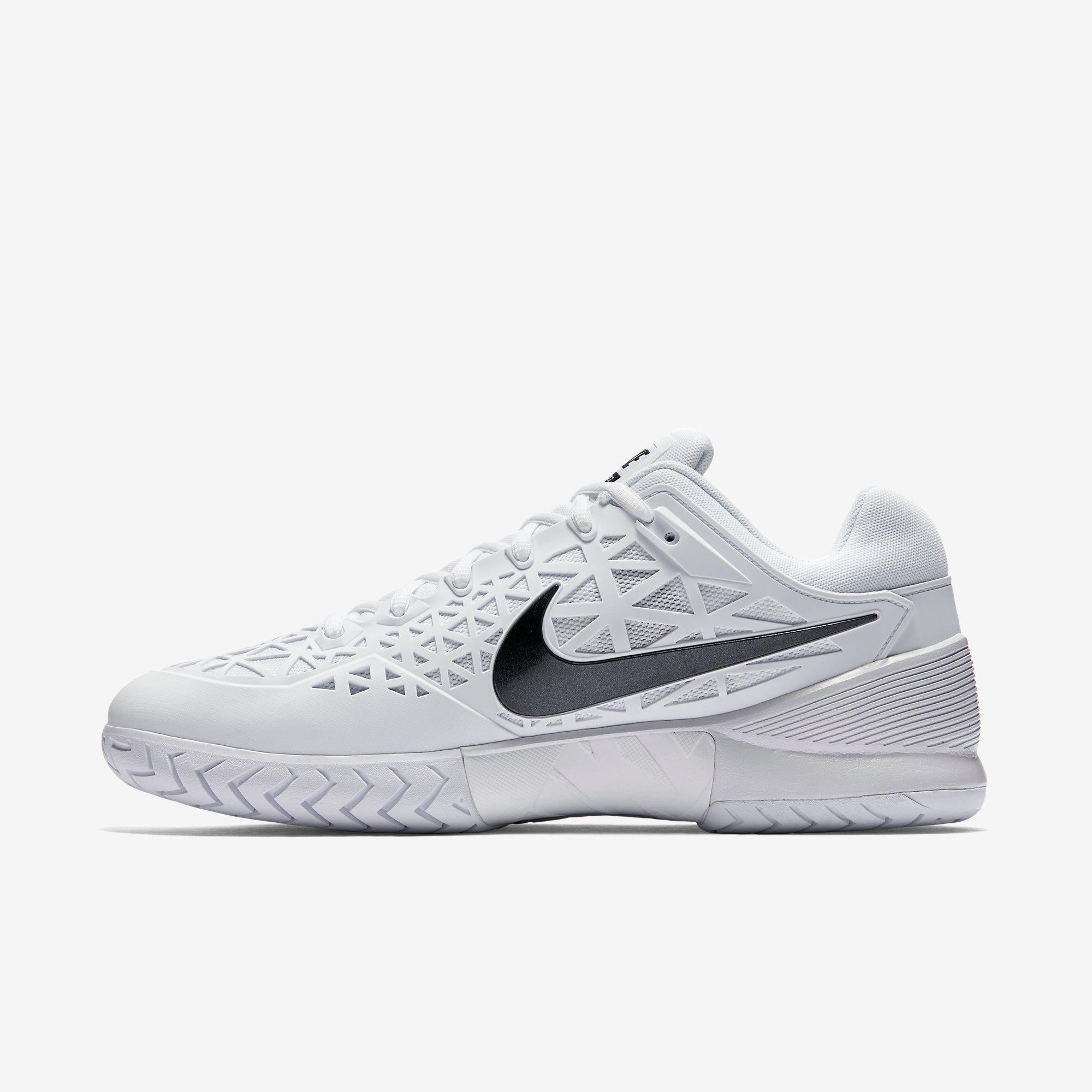 Nike Mens Zoom Cage 2 Limited Edition Tennis Shoes - White - Tennisnuts.com