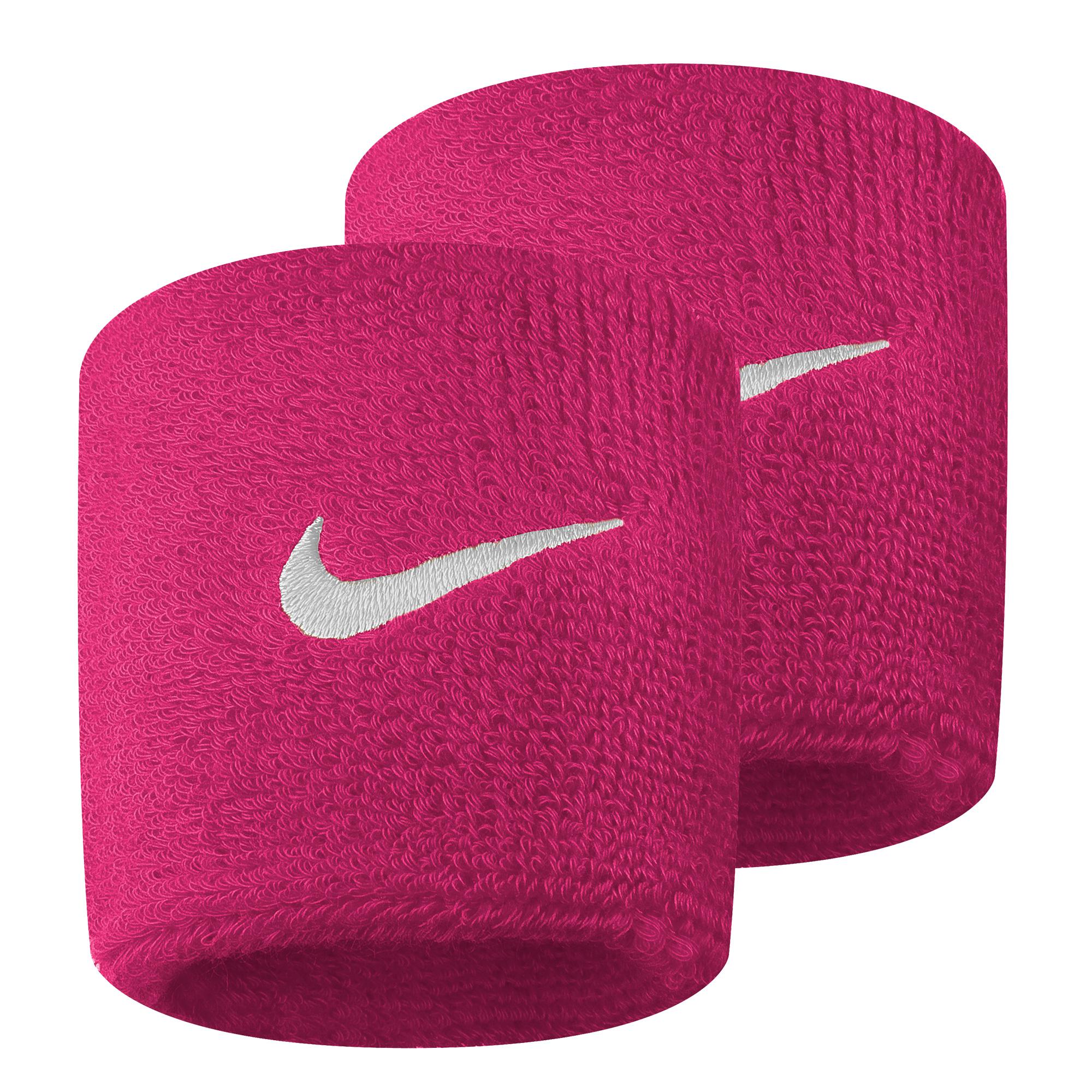 Nike Swoosh Wristband - Vivid Pink - Tennisnuts.com