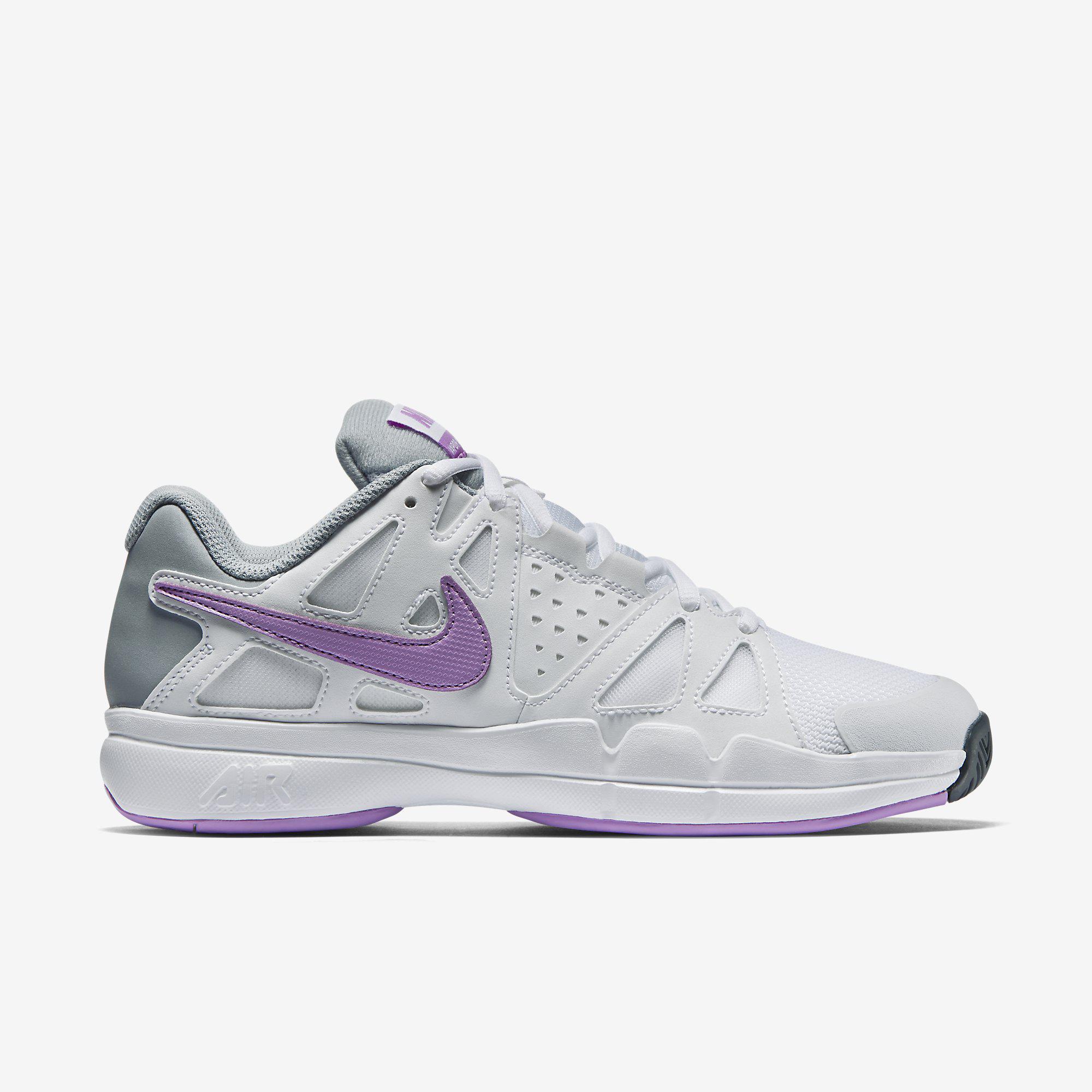 Nike Womens Air Vapor Advantage Tennis Shoes White Fuchsia Glow 3