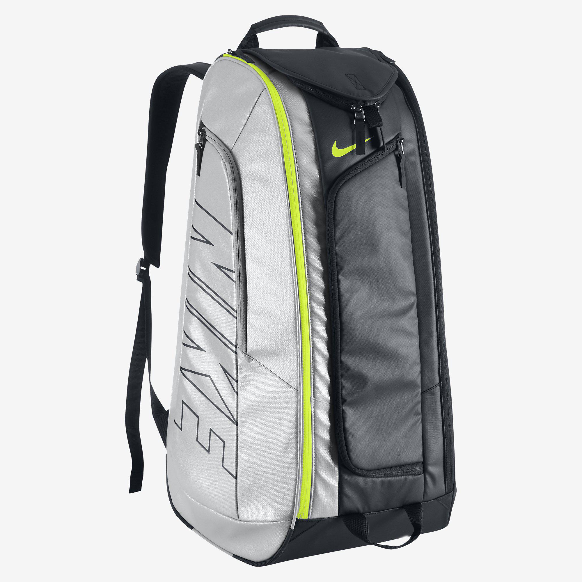 Nike Court Tech 1 Racket Bag - Black/Silver - www.ermes-unice.fr