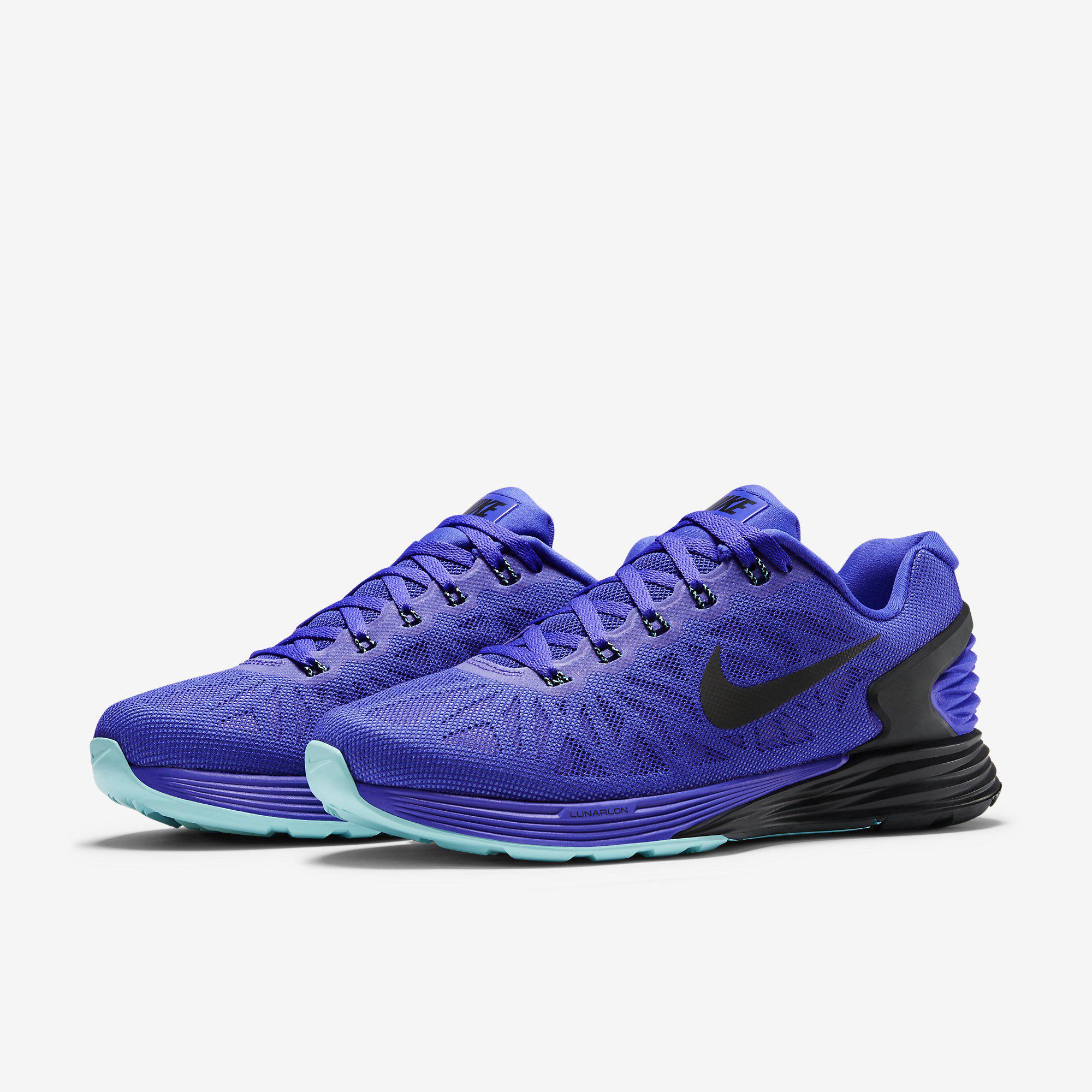 Nike Womens LunarGlide 6 Running Shoes - Persian Violet - Tennisnuts.com