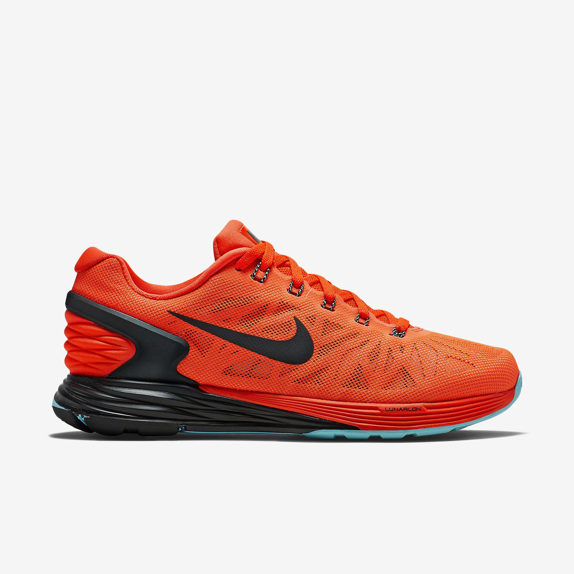 Nike Womens LunarGlide 6 - Bright Crimson/Black - Tennisnuts.com