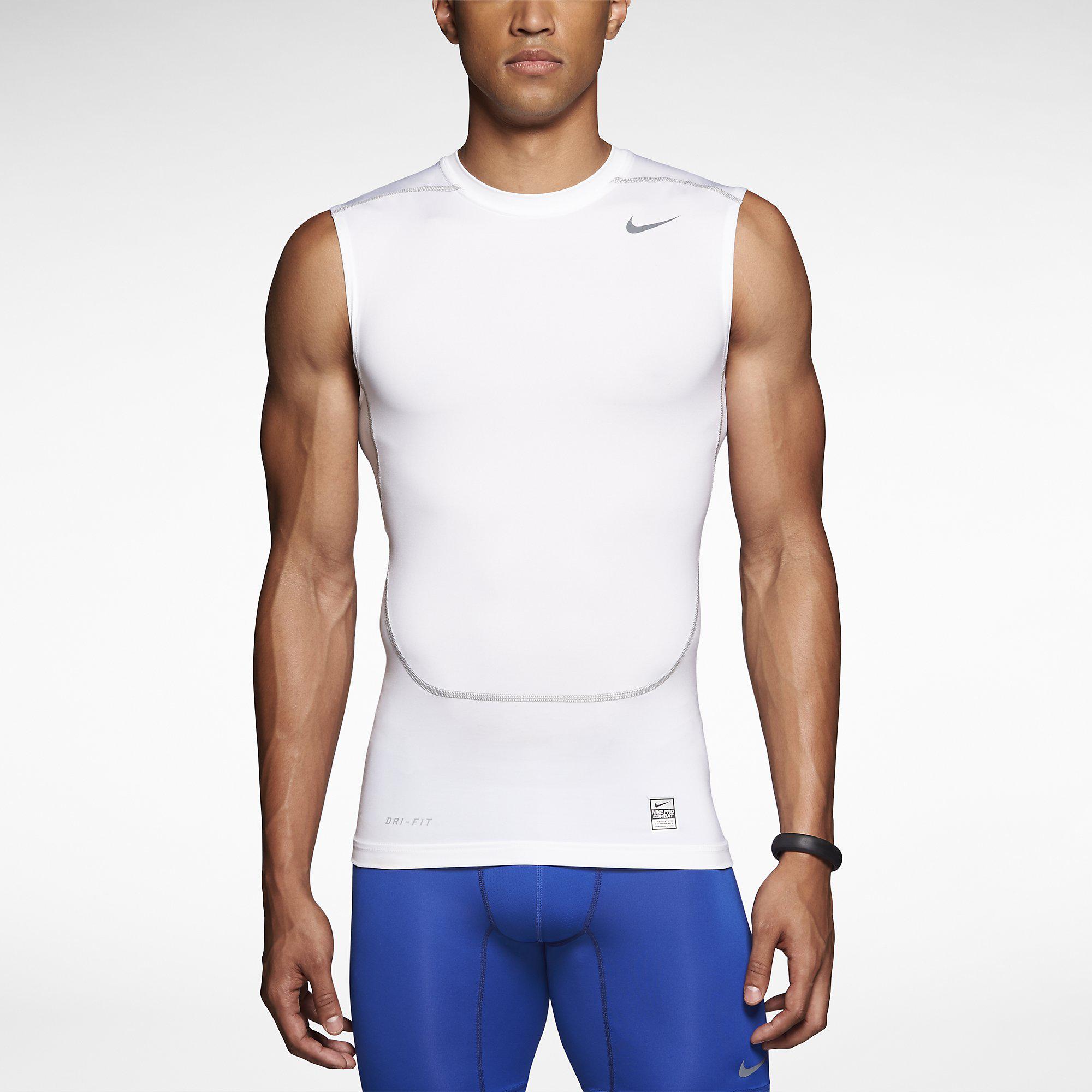 Nike Pro Core Sleeveless Shirt Grey Tennisnuts.com