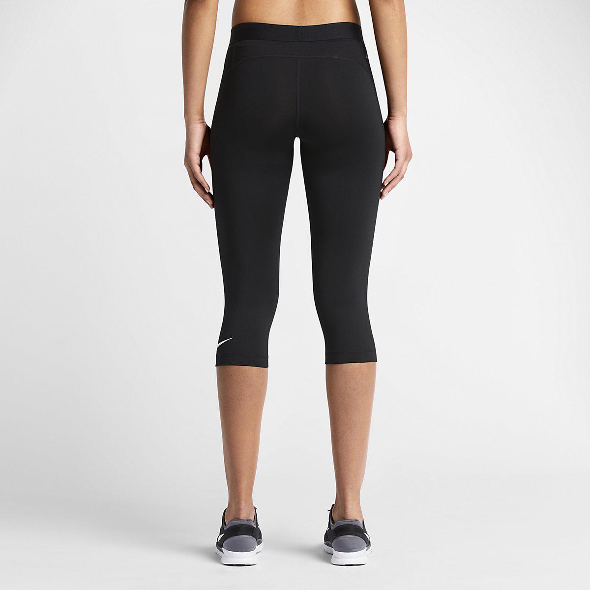 Nike Womens Pro Training Capris - Black - Tennisnuts.com