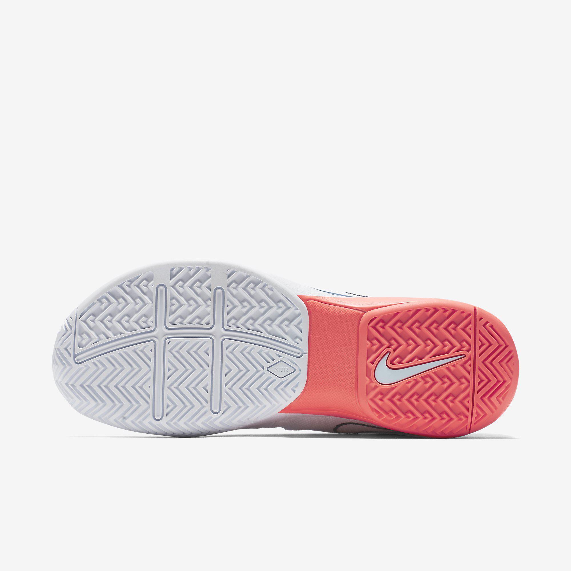 Nike Womens Zoom Vapor 9.5 Tennis Shoes - White/Navy/Bright Mango ...