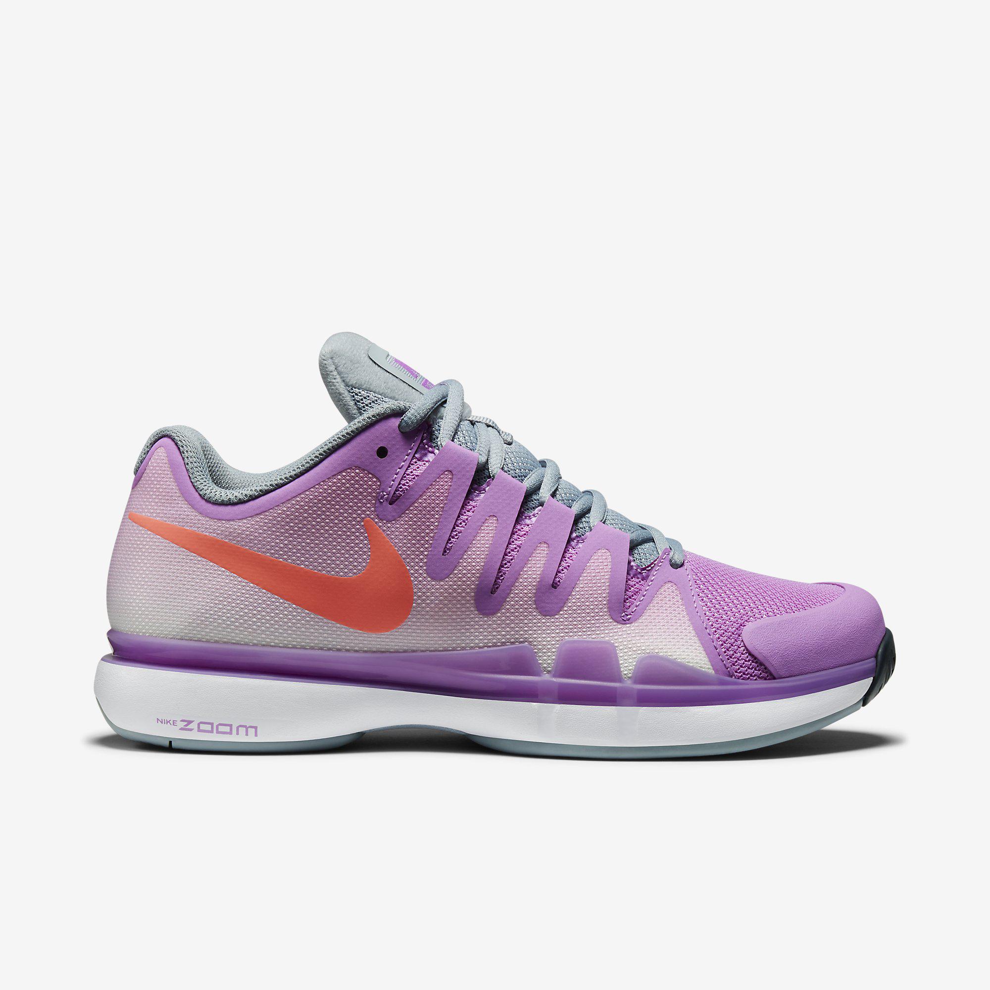 Nike Womens Zoom Vapor 9.5 Tennis Shoes - Fuchsia Glow/Dove Grey ...