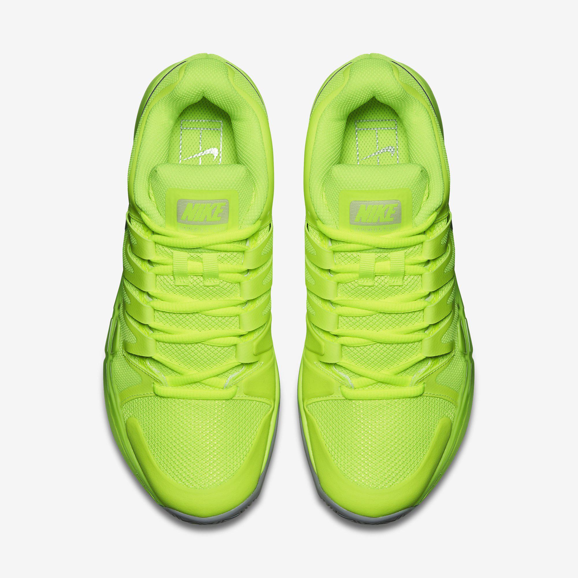 Nike Womens Zoom Vapor 9.5 Tennis Shoes - Volt/Wolf Grey - Tennisnuts.com