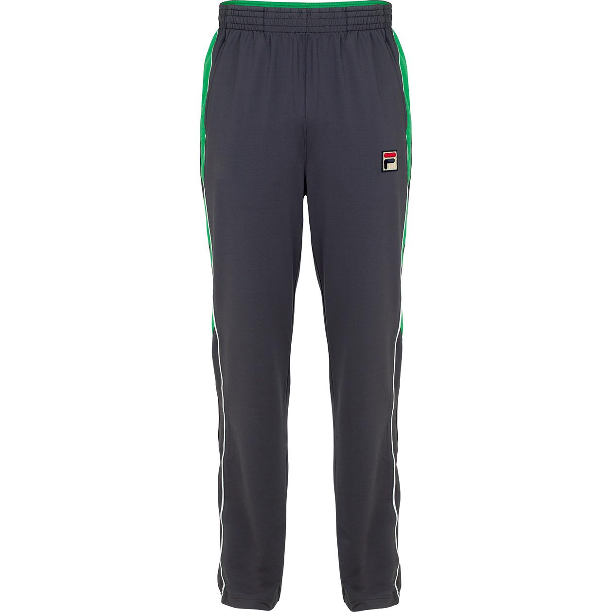 Fila Mens Legends Pants Ebony/Bright Green