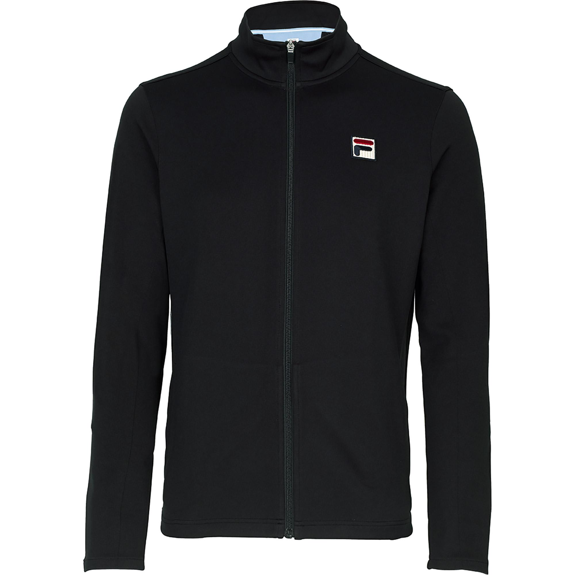 black and white fila jacket