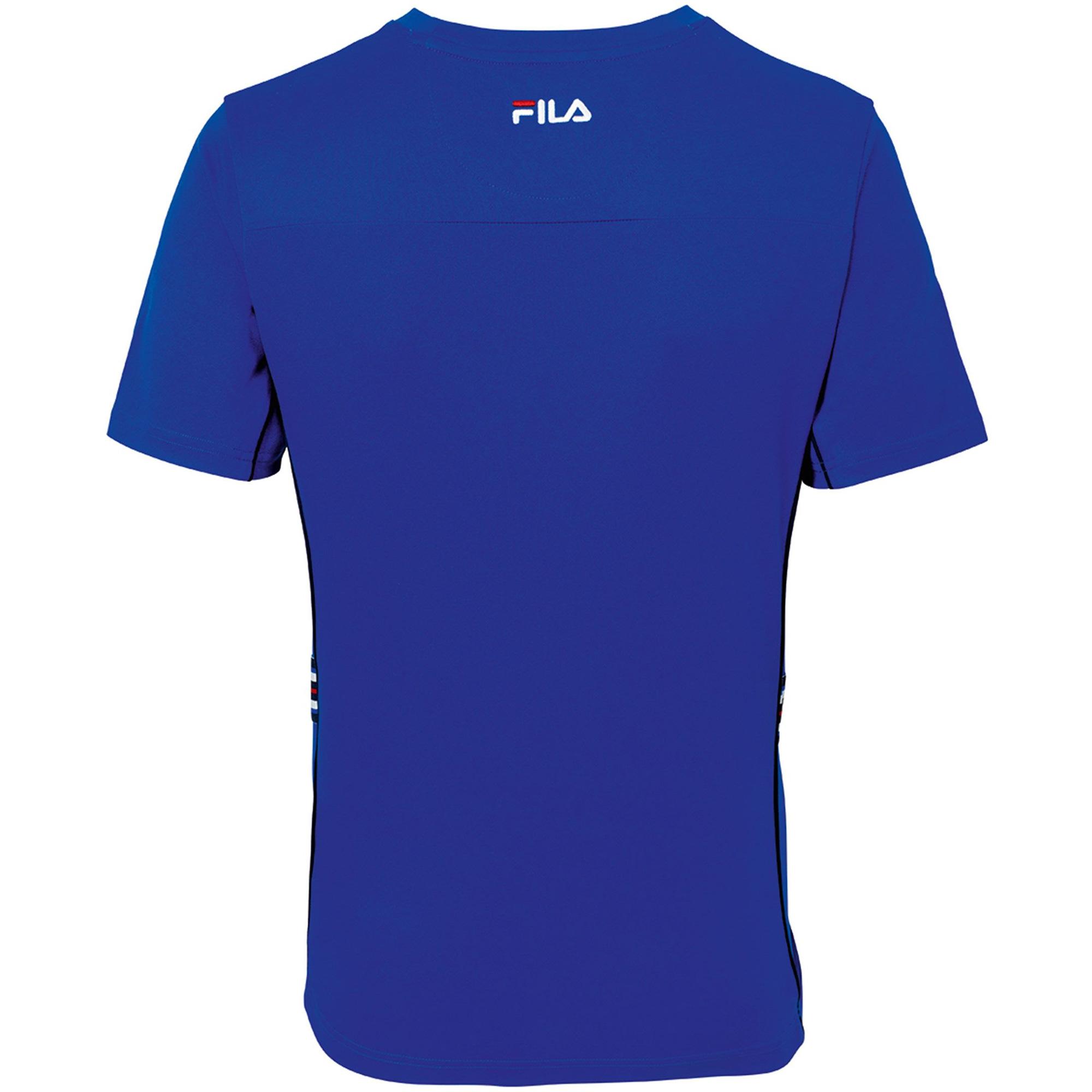 Fila Mens Heritage Crew Neck Tee Blue
