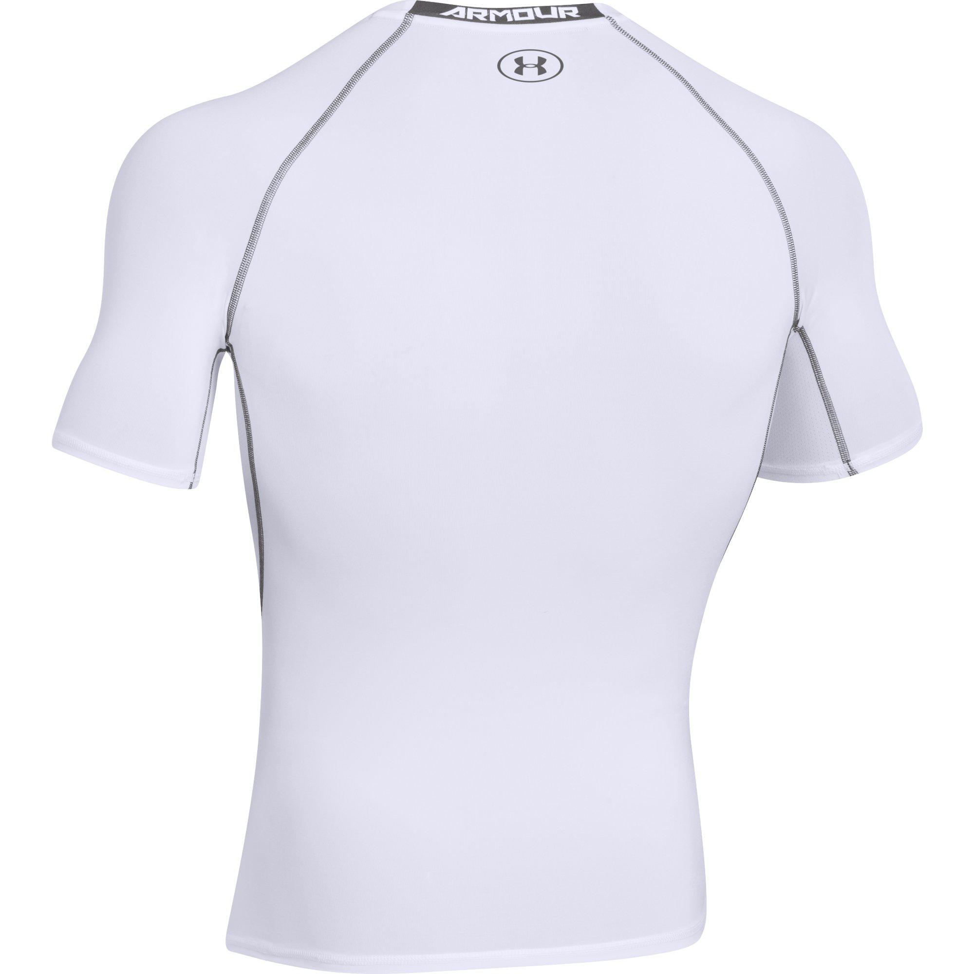 Under Armour Mens HeatGear Compression Top White