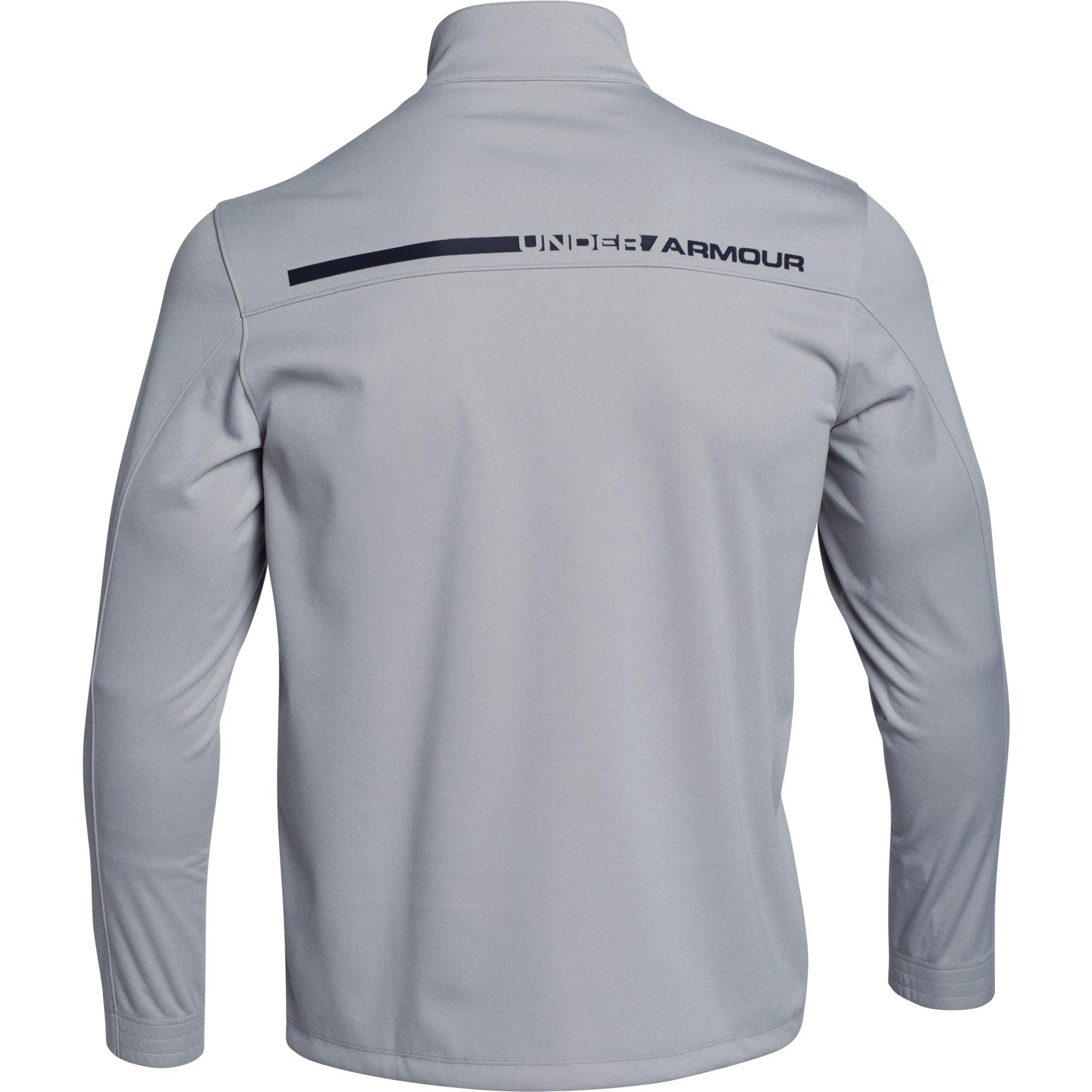 Under Armour Mens Storm Elemental Half Zip Pullover - Grey Heather ...