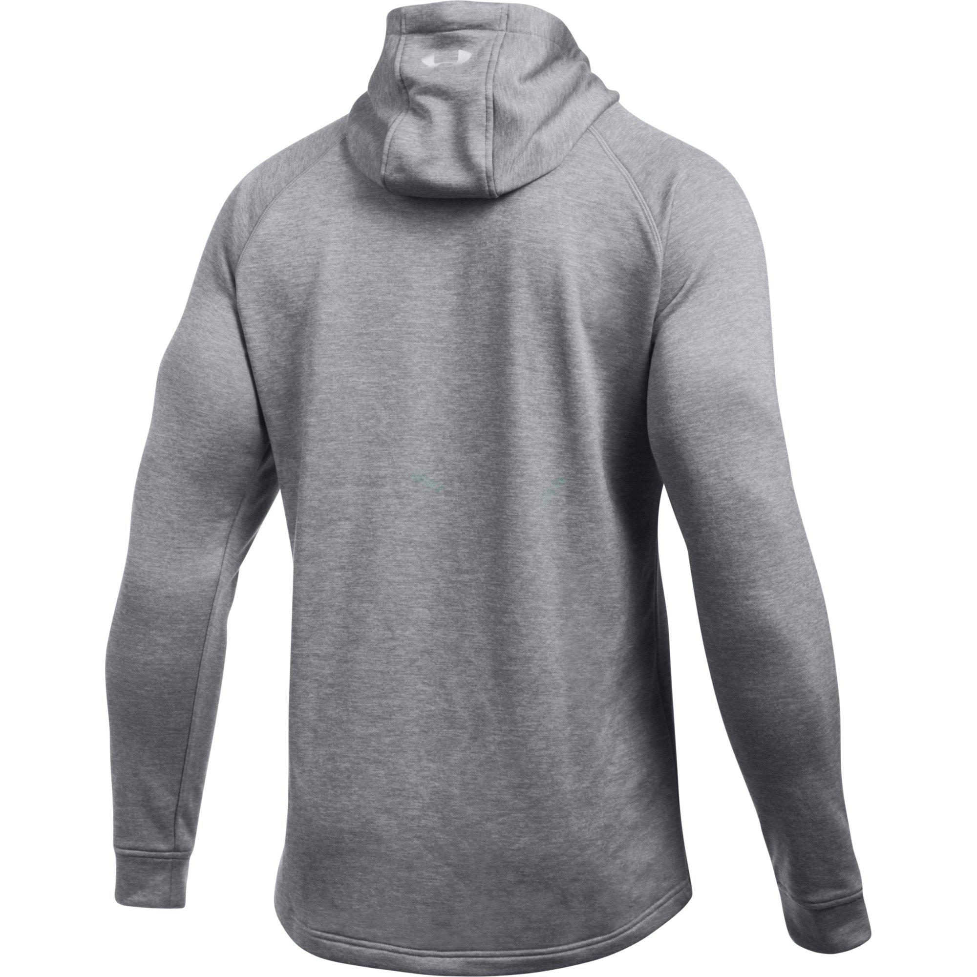 Under Armour Mens Tech Terry Hoodie - True Grey Heather - Tennisnuts.com