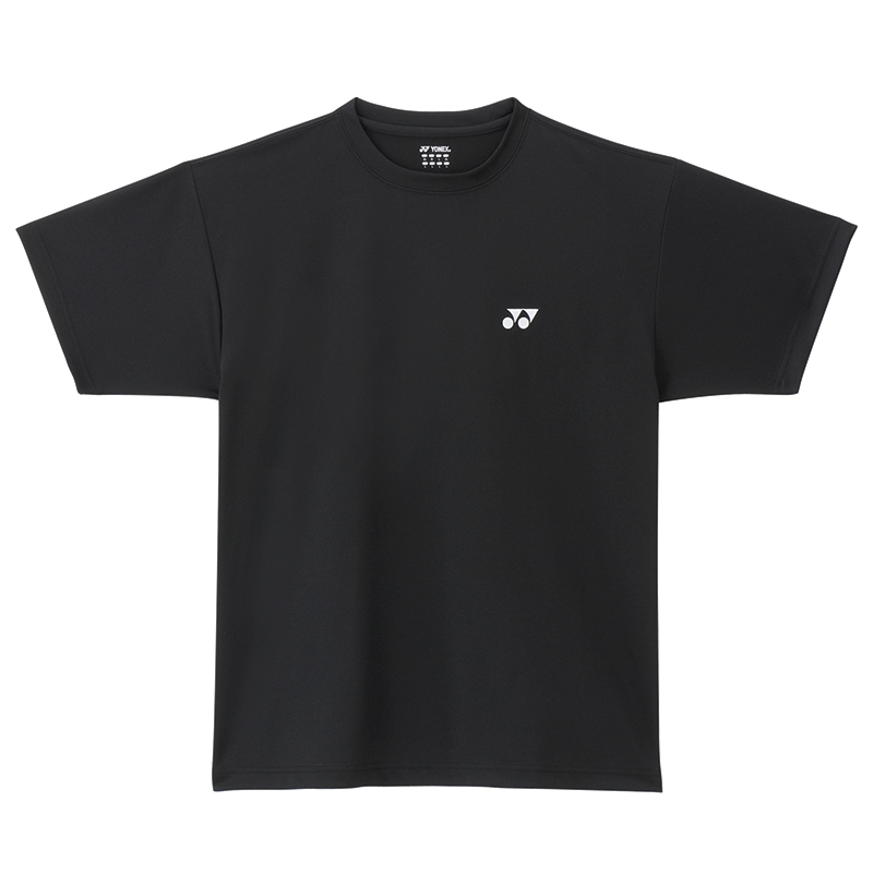 Yonex Mens Plain T-Shirt - Black (P0010E) - Tennisnuts.com