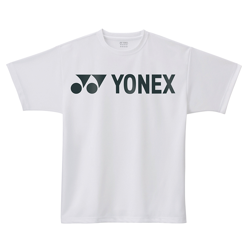  Yonex Mens Plain Logo T Shirt White P0020E 