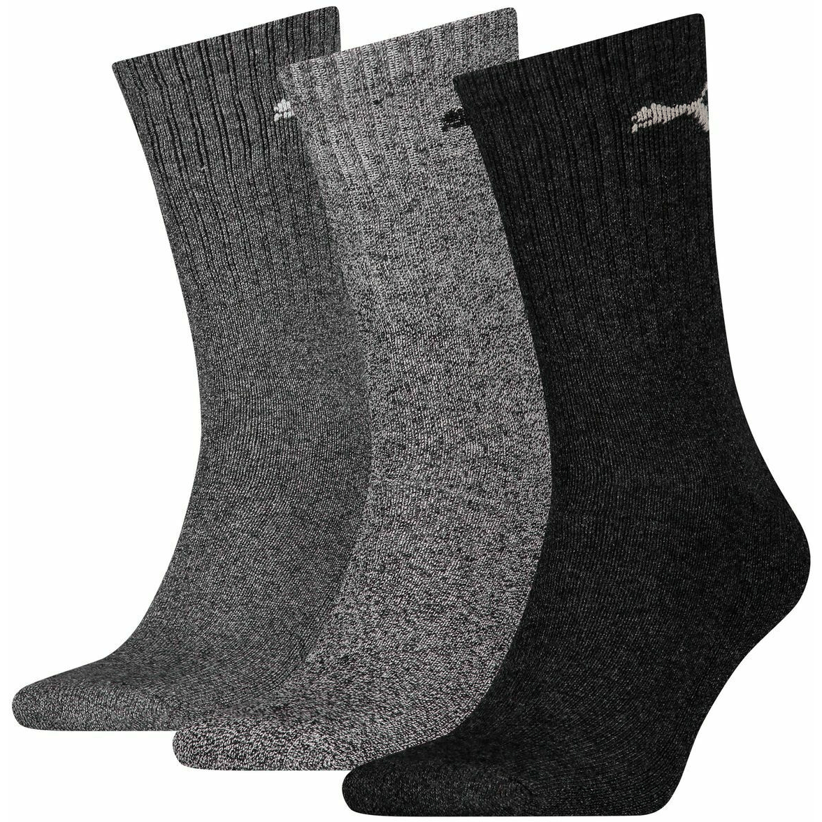 Puma Crew Socks (3 Pairs) Grey