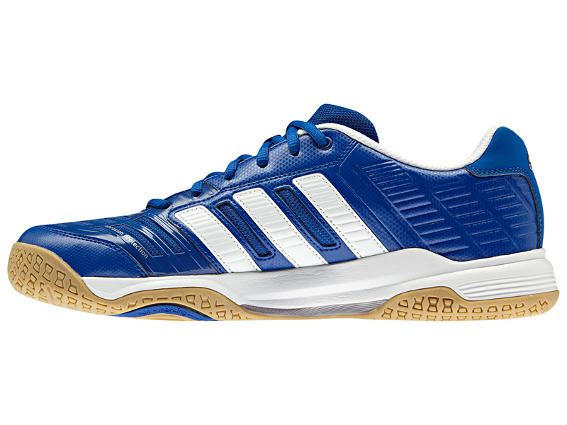 Adidas Mens Court Stabil 10 Indoor Shoes - True Blue/White - Tennisnuts.com