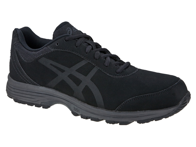 Asics Mens GEL-Nebraska Walking Shoes - Black/Graphite - Tennisnuts.com