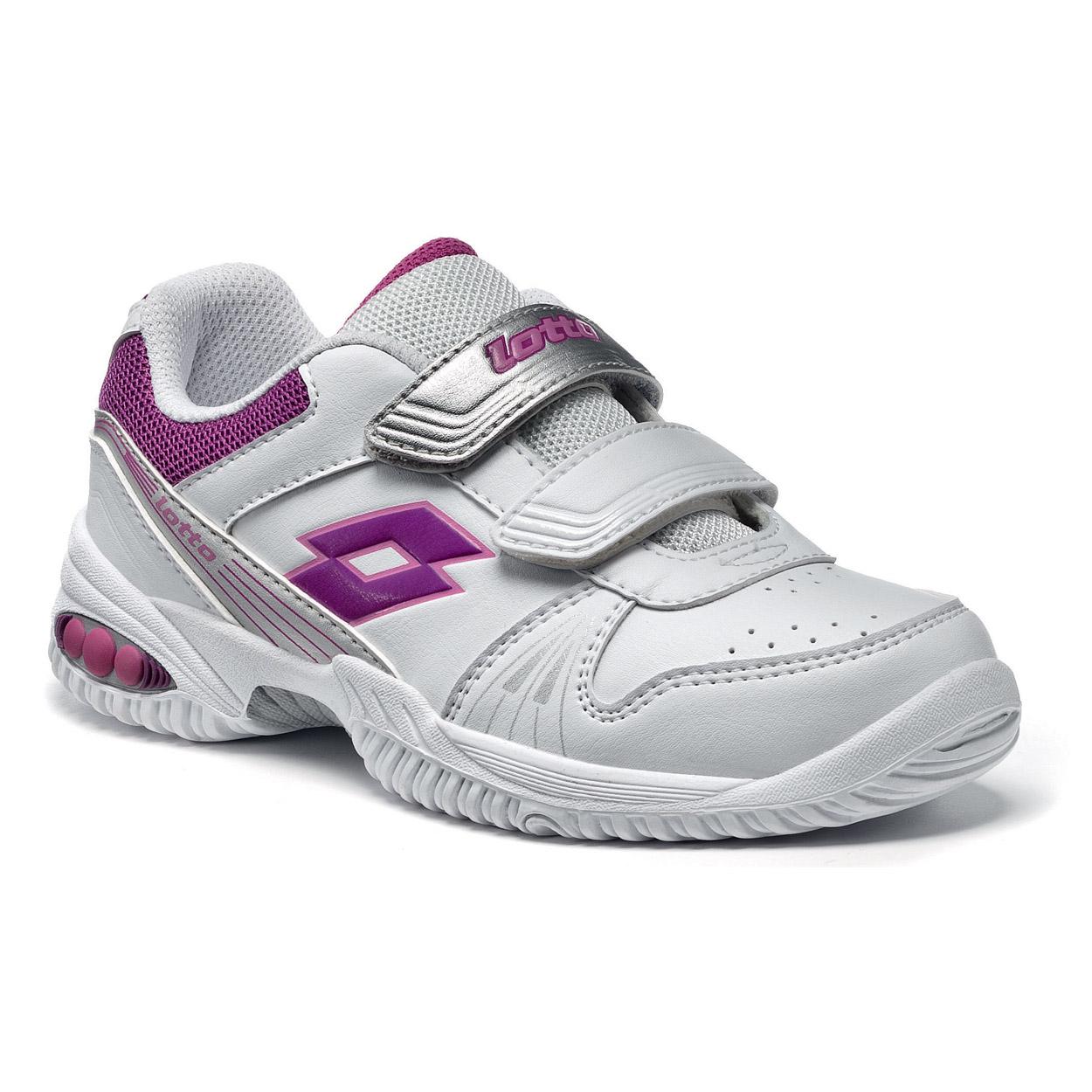 Lotto TEffect Junior Tennis Shoes White/Pink