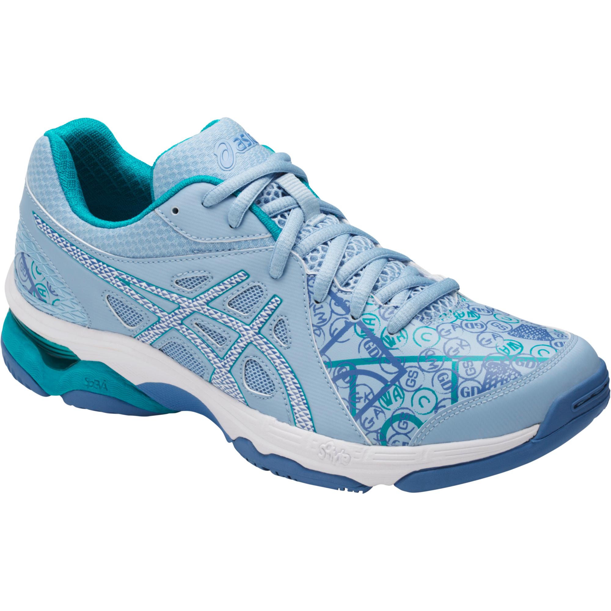 Asics Womens GEL-Netburner 13 Indoor Shoes - Blue - Tennisnuts.com