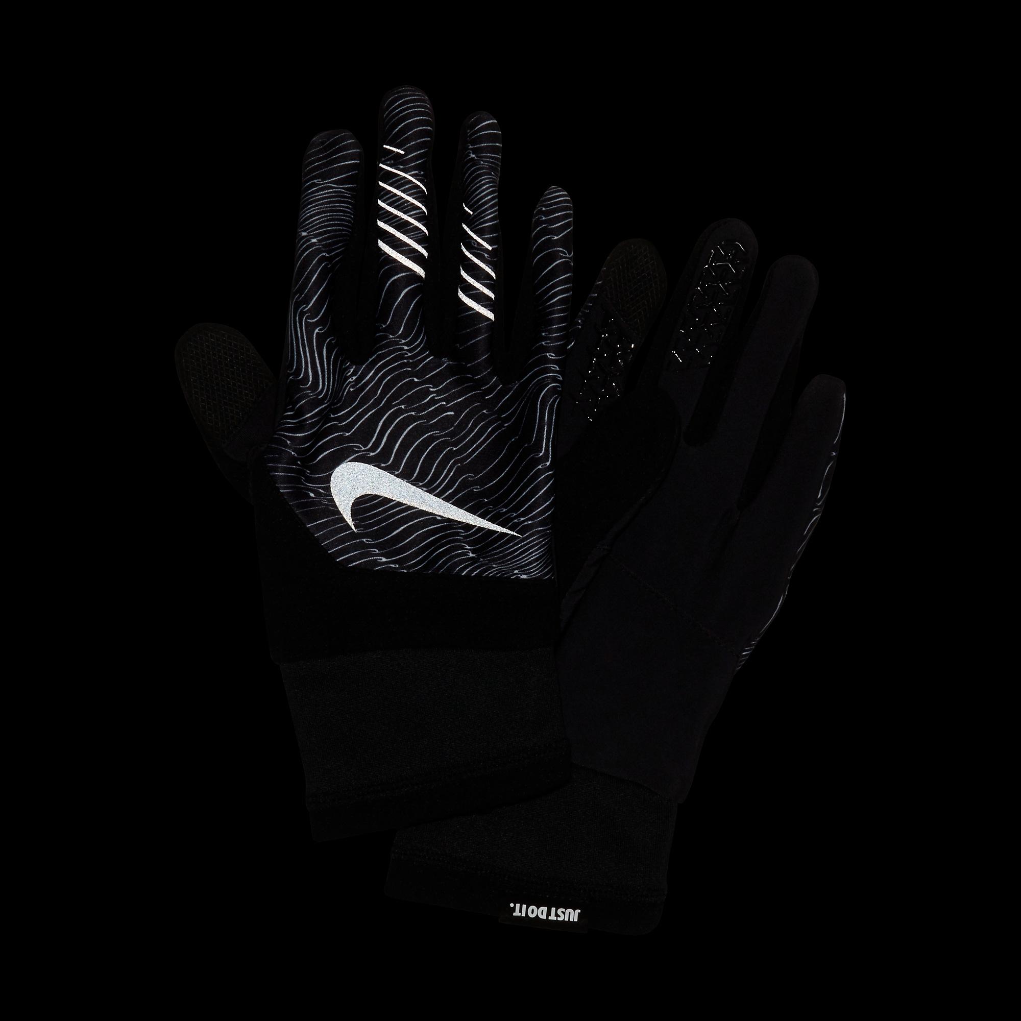 Nike Womens ThermaFIT Elite 2.0 Running Gloves Black