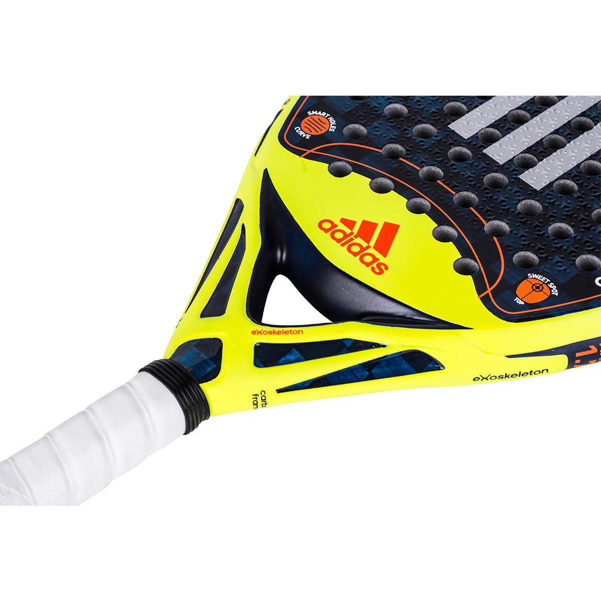 puño No es suficiente Igualmente Adidas Adipower Attack 1.7 Padel Racket - Black/Yellow - Tennisnuts.com