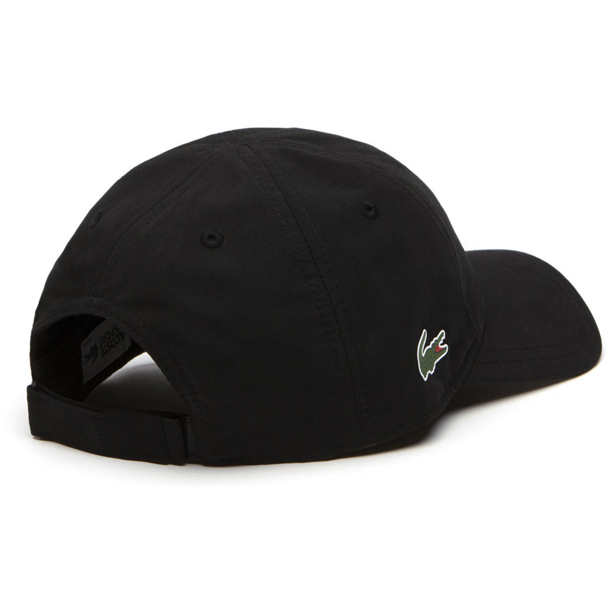 Lacoste Mens Novak Djokovic Cap - Black - Tennisnuts.com